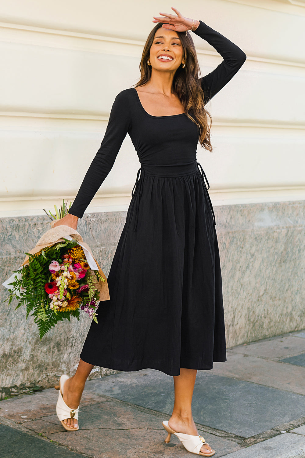 After Sundown Black Maxi Dress