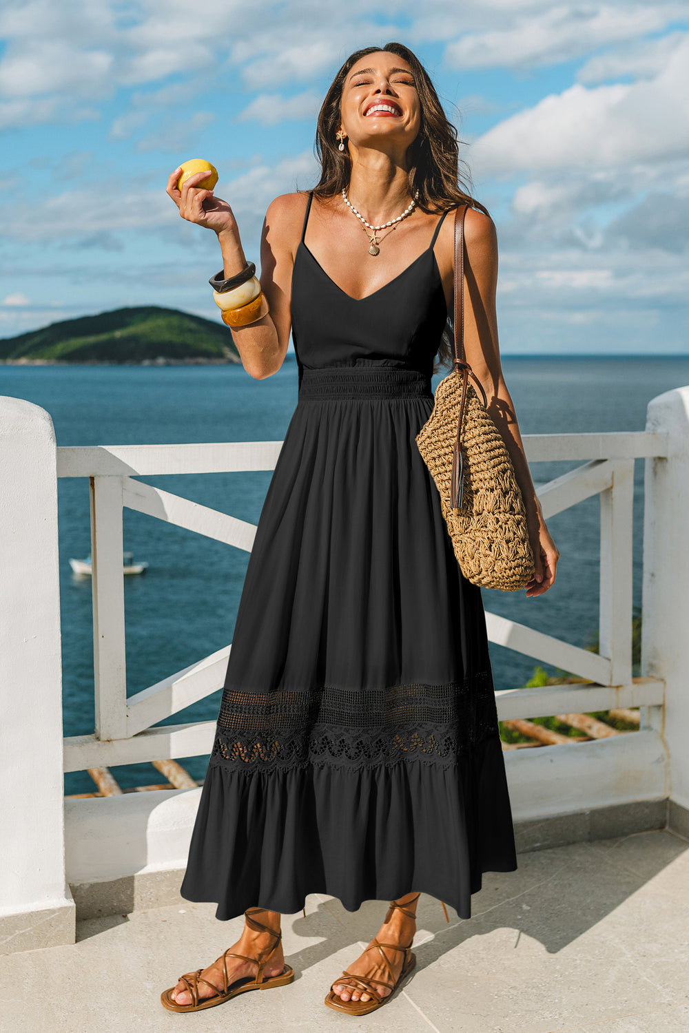 Breathtaking Black Maxi Dress