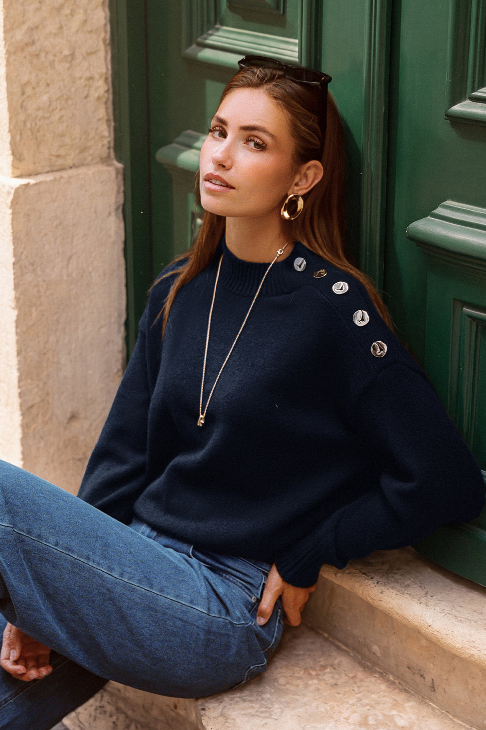 Day to Day Blue Sweater
