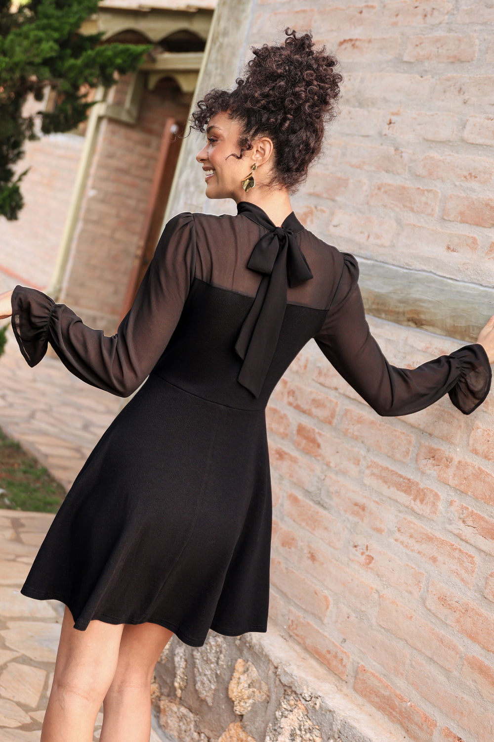 Hard to Get Black Mini Dress