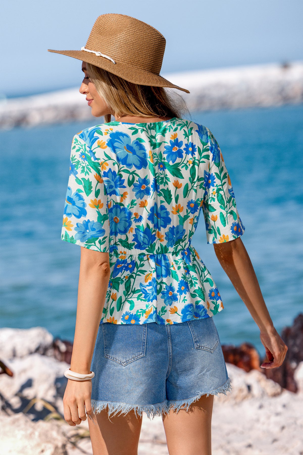 A Little Extra Floral Top