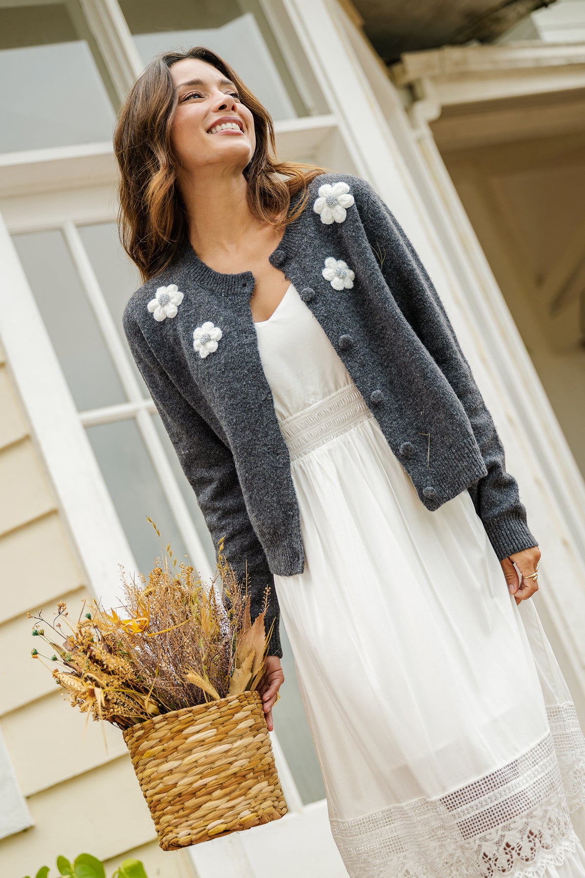 A Little Whimsy Floral Cardigan