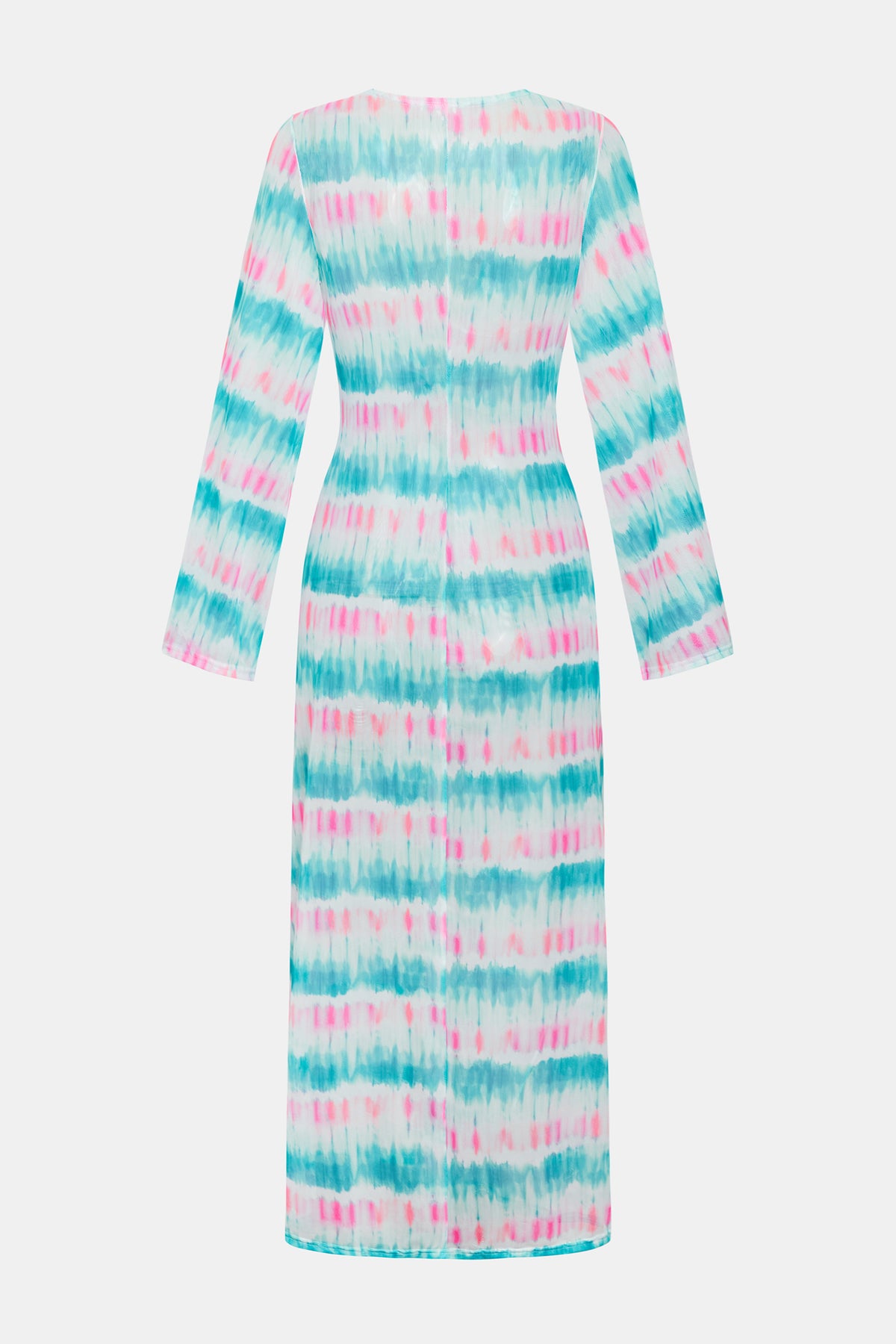Across the Harbor Tie-Dye Cover-Up Kimono