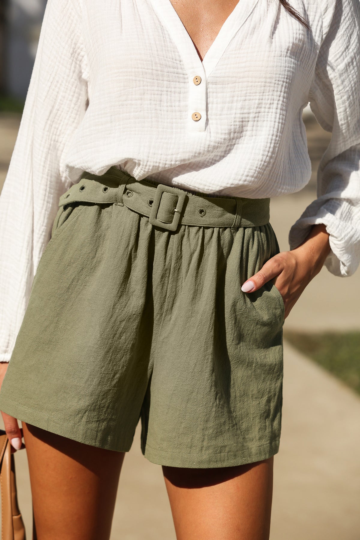Adventure Ahead Green Shorts