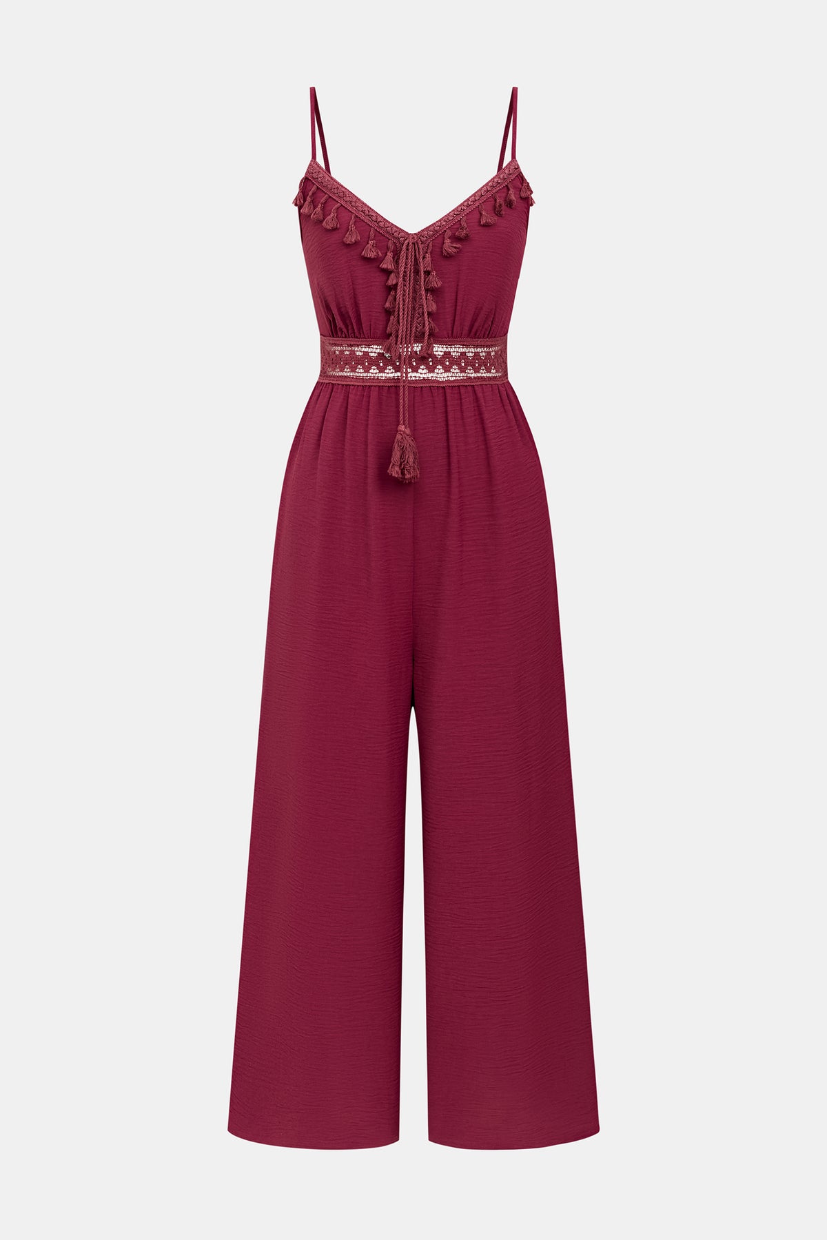After Party Red Jumpsuit
