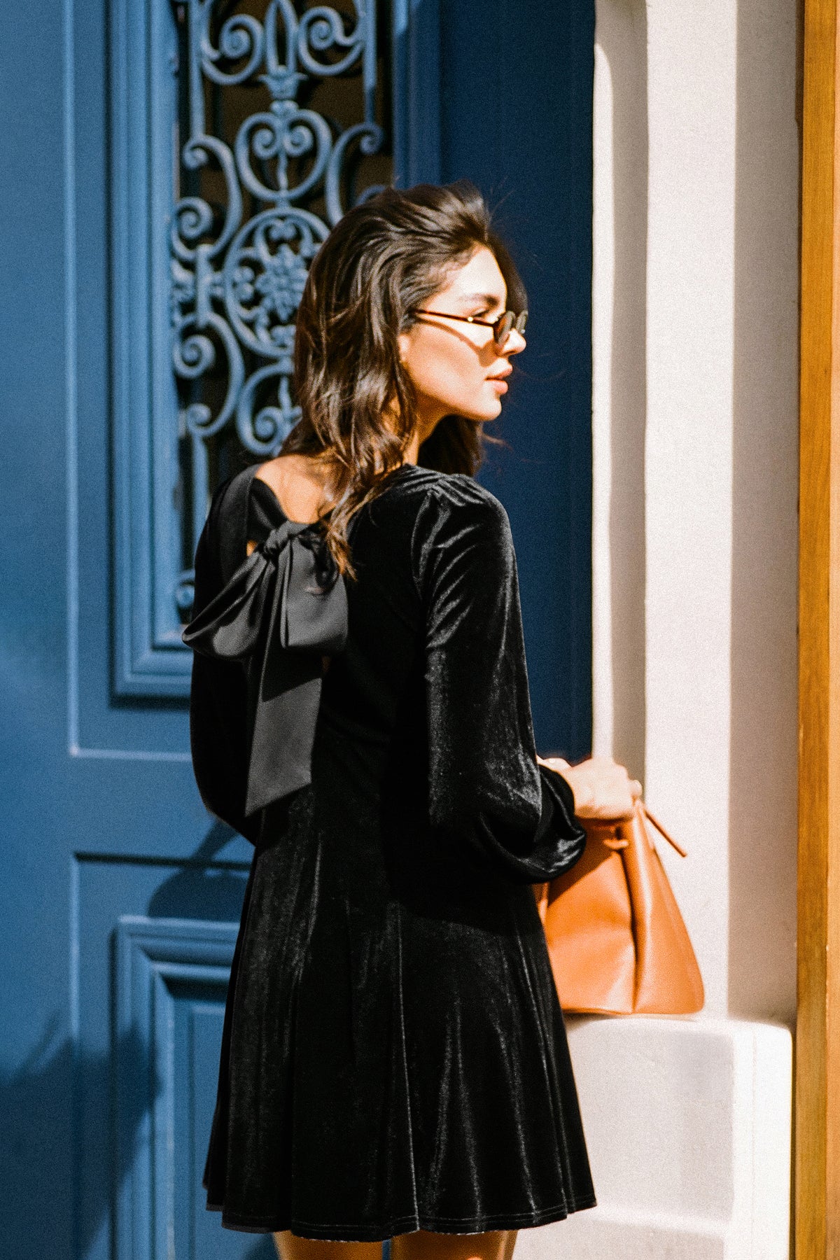 All Eyes on Me Black Mini Dress