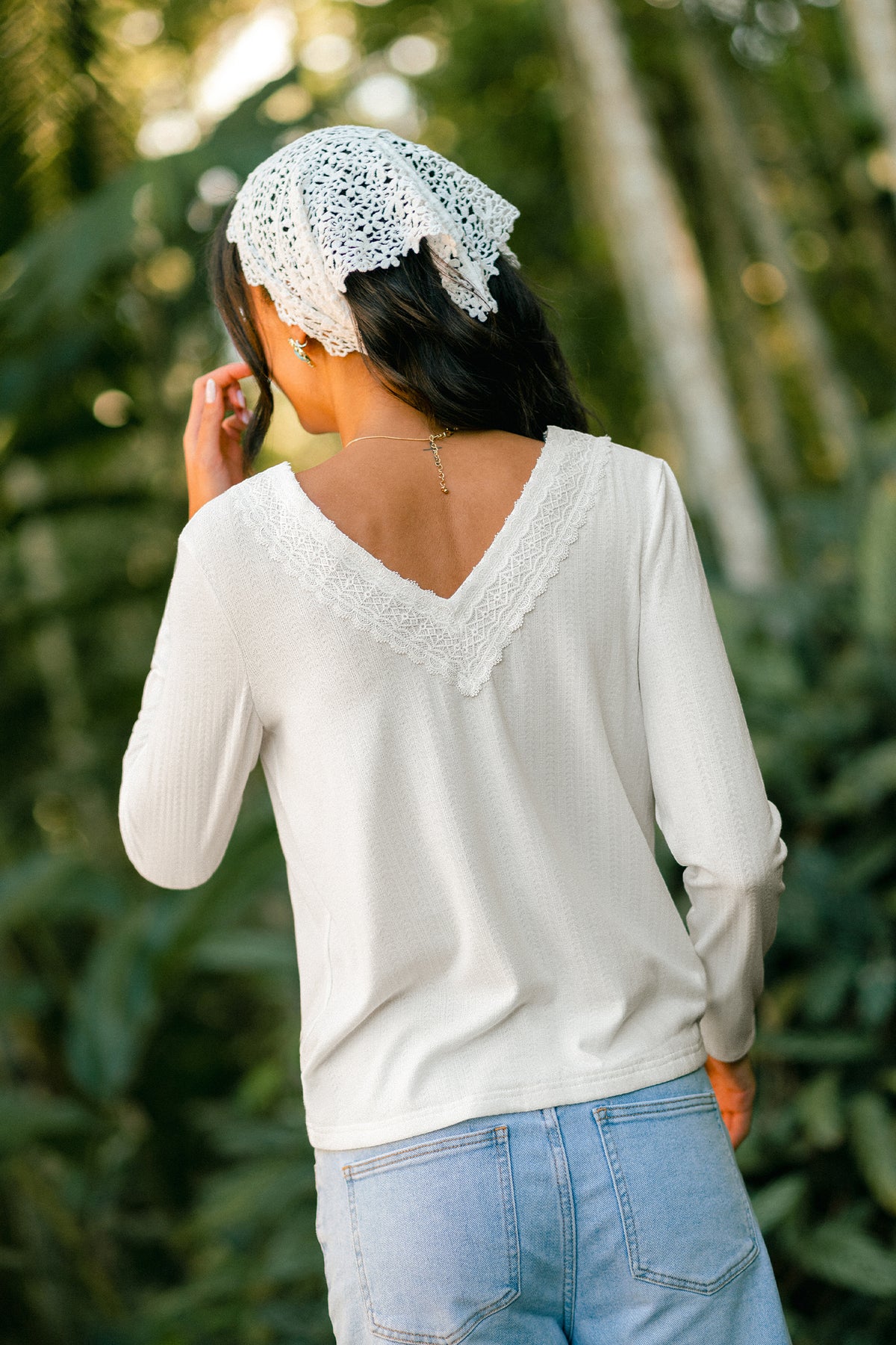 Almost Autumn White Top