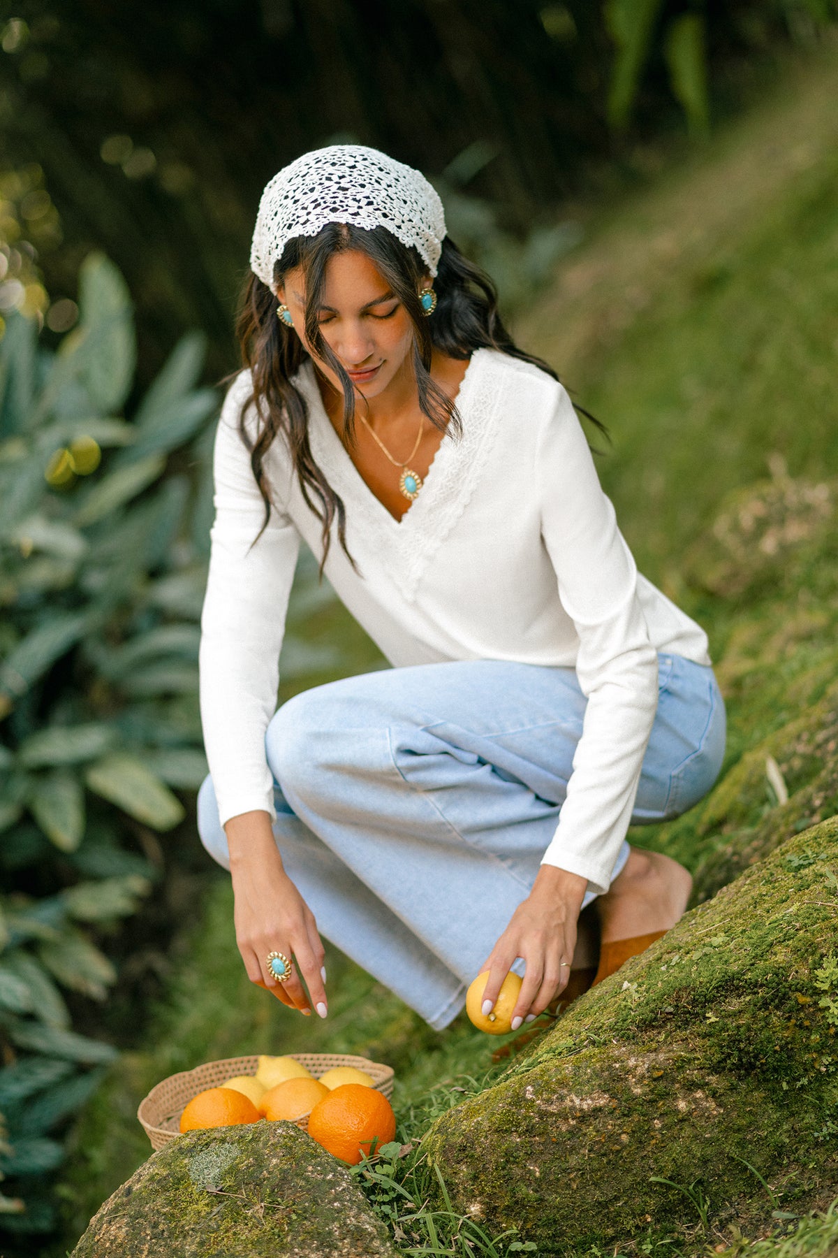 Almost Autumn White Top