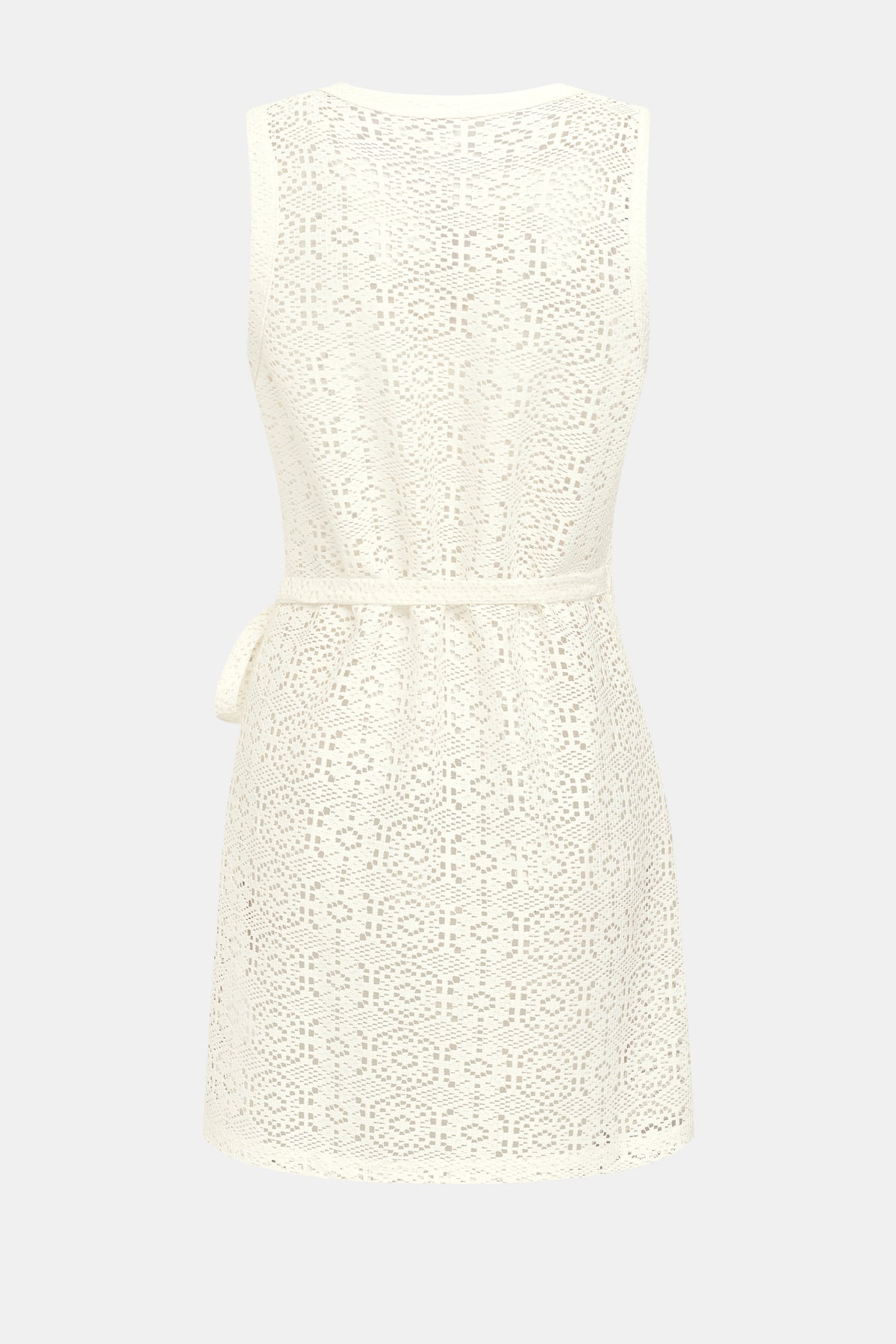 Along the Coast Beige Mini Dress