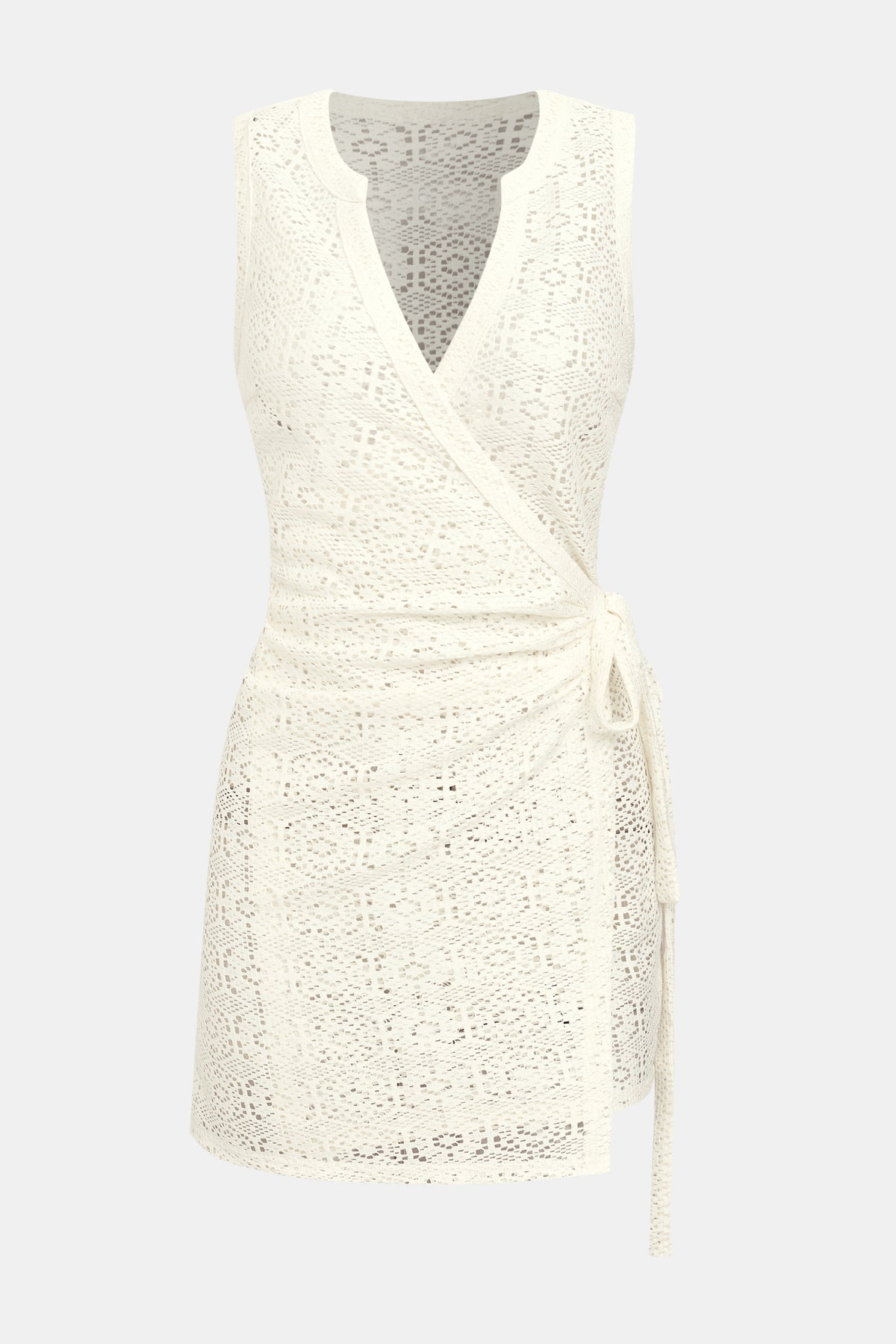 Along the Coast Beige Mini Dress