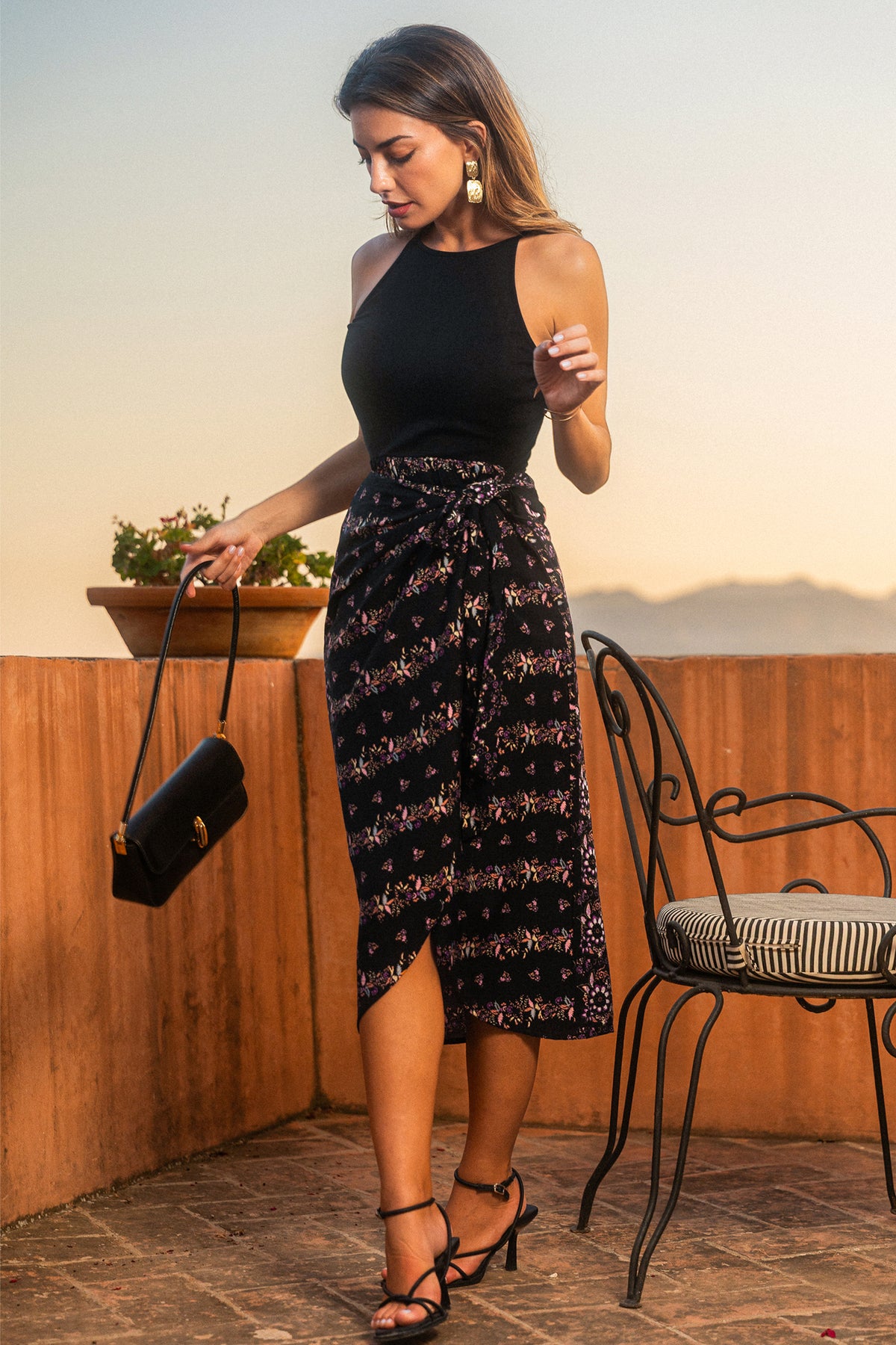 Always Lovely Floral Midi Dress