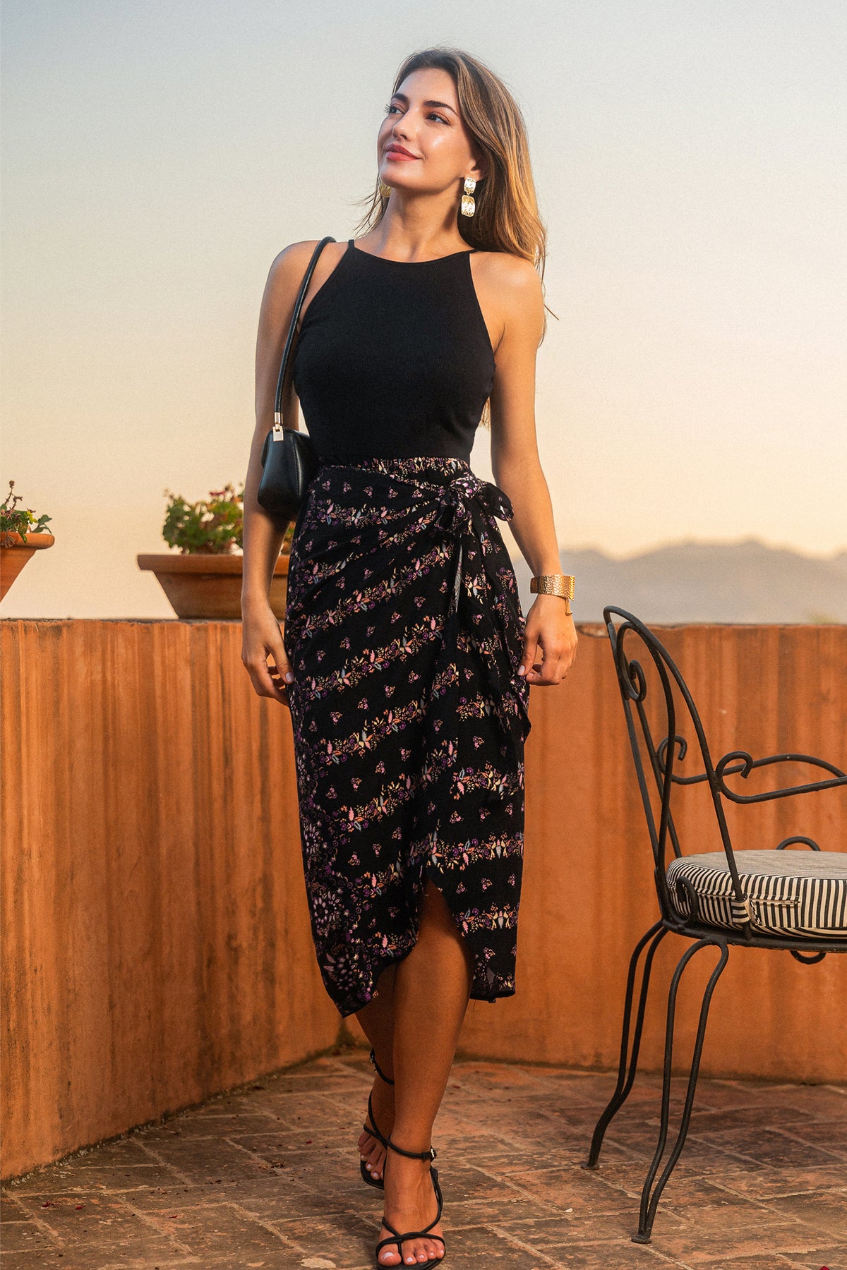 Always Lovely Floral Midi Dress