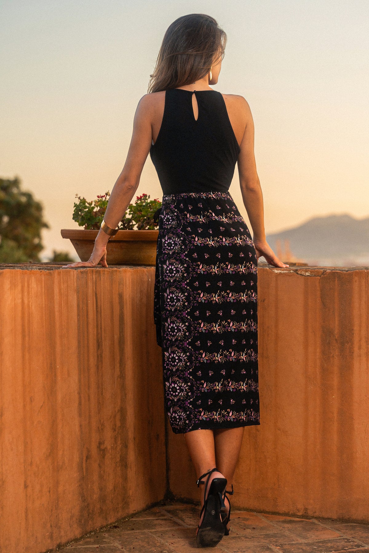 Always Lovely Floral Midi Dress