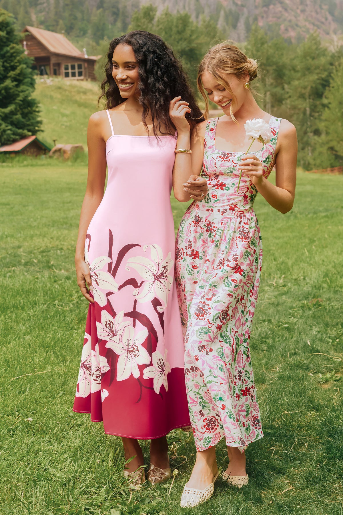 Aspen Romance Floral Maxi Dress