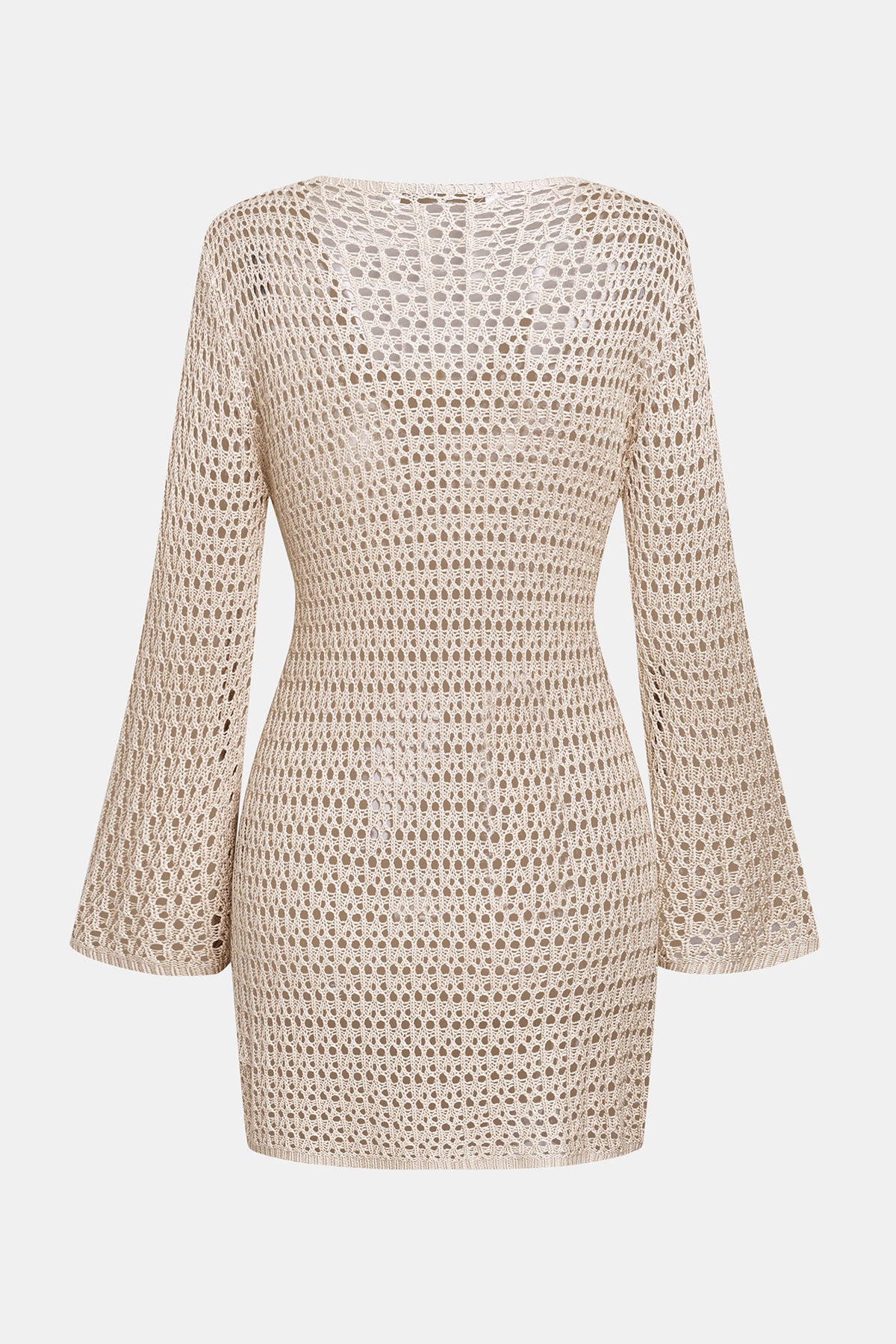 Perfect Tan Lines Neutral Cover-Up Mini Dress