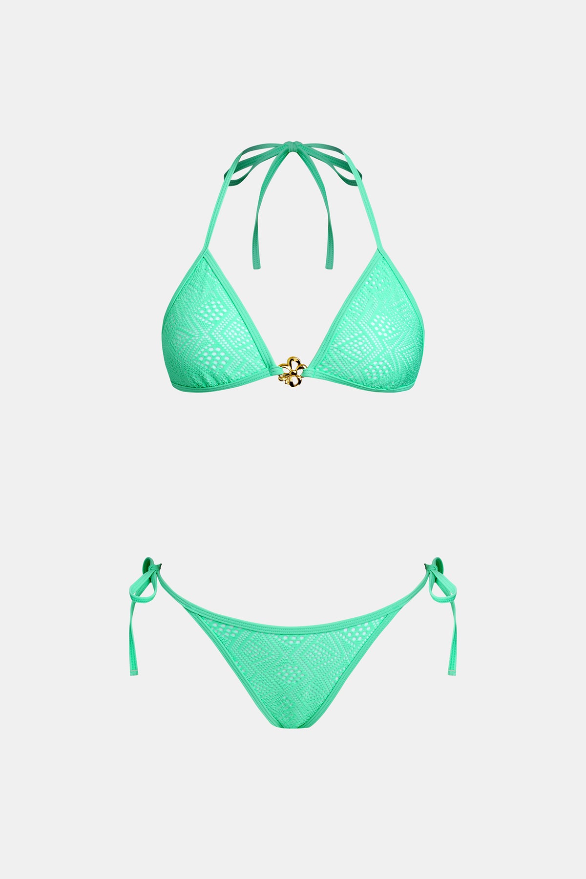 Snorkel Time Mint Bikini Set