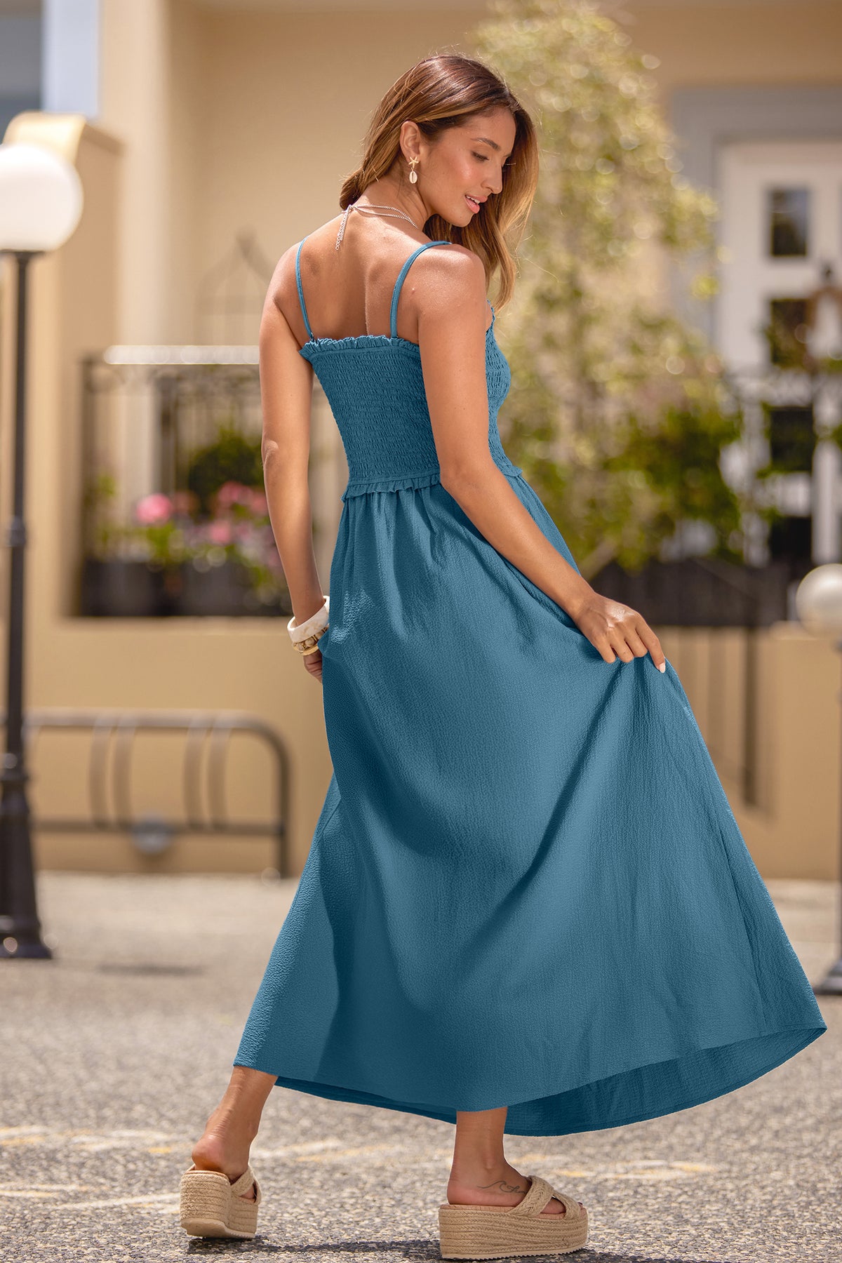 Beat of My Own Drum Blue Maxi Dress