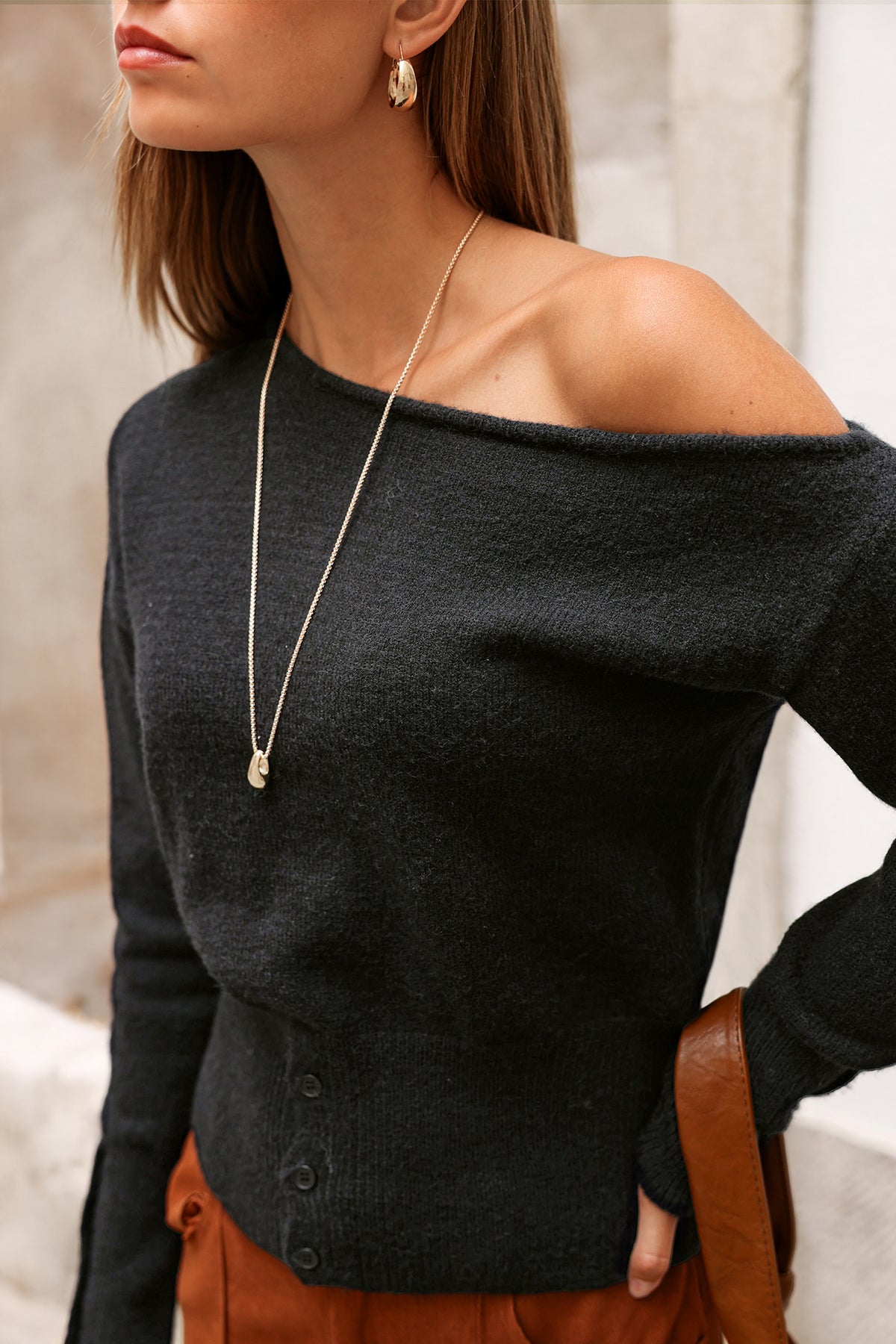 Best Self Black Sweater