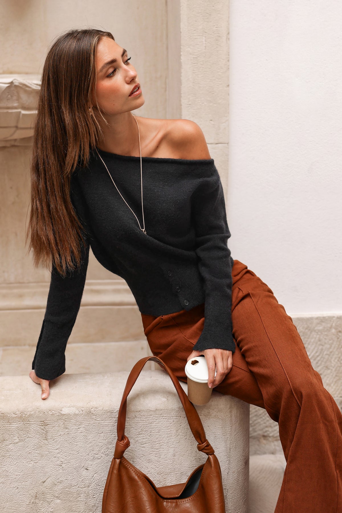 Best Self Black Sweater