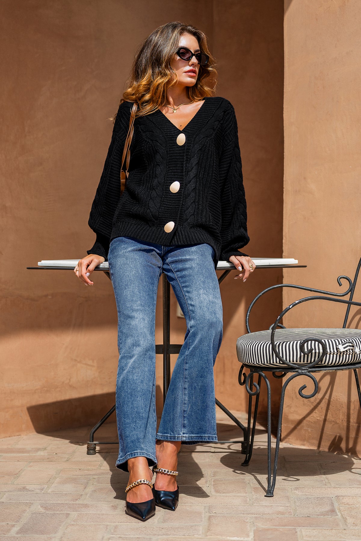 Big Hug Black Cardigan
