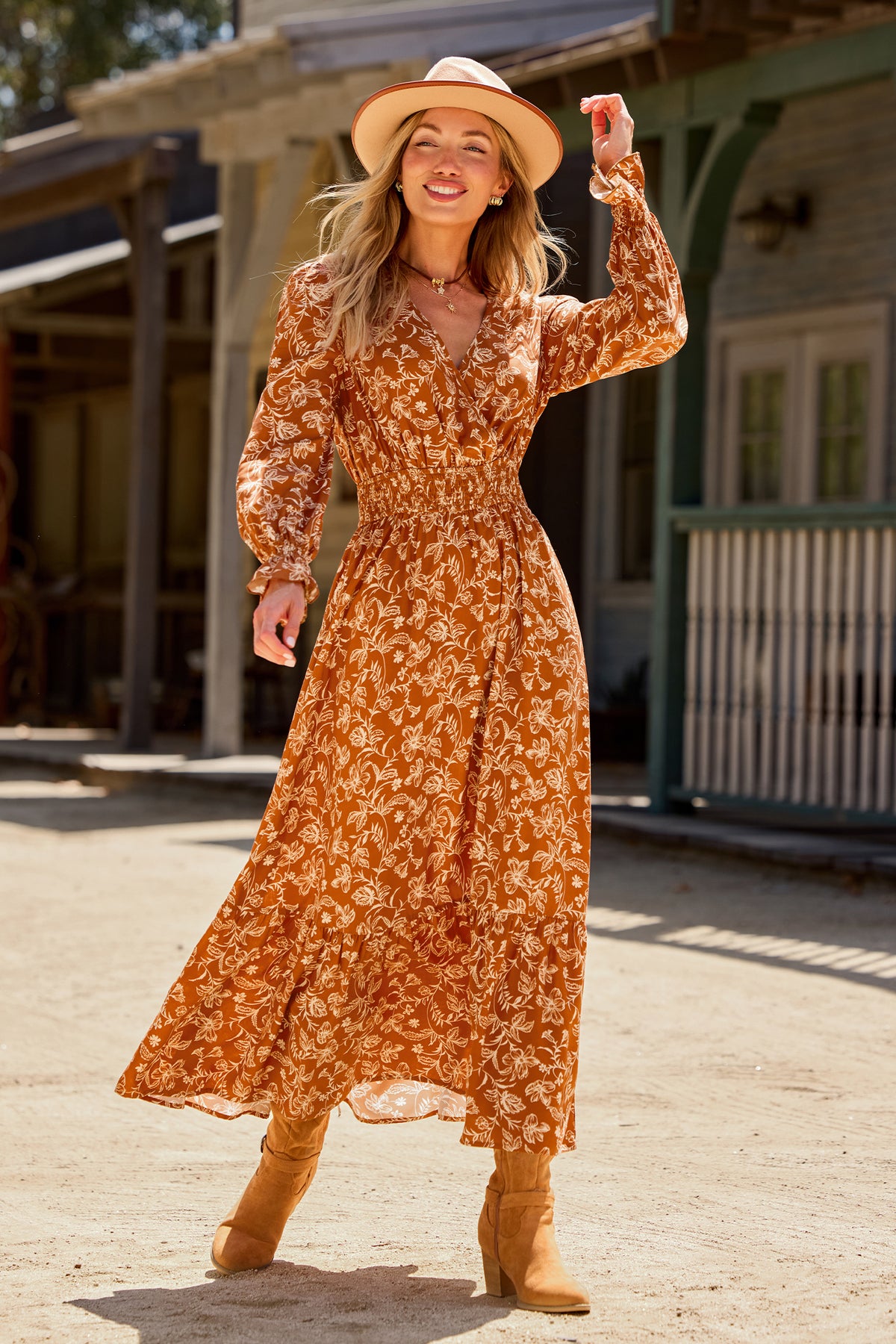 Boho Babe Floral Maxi Dress