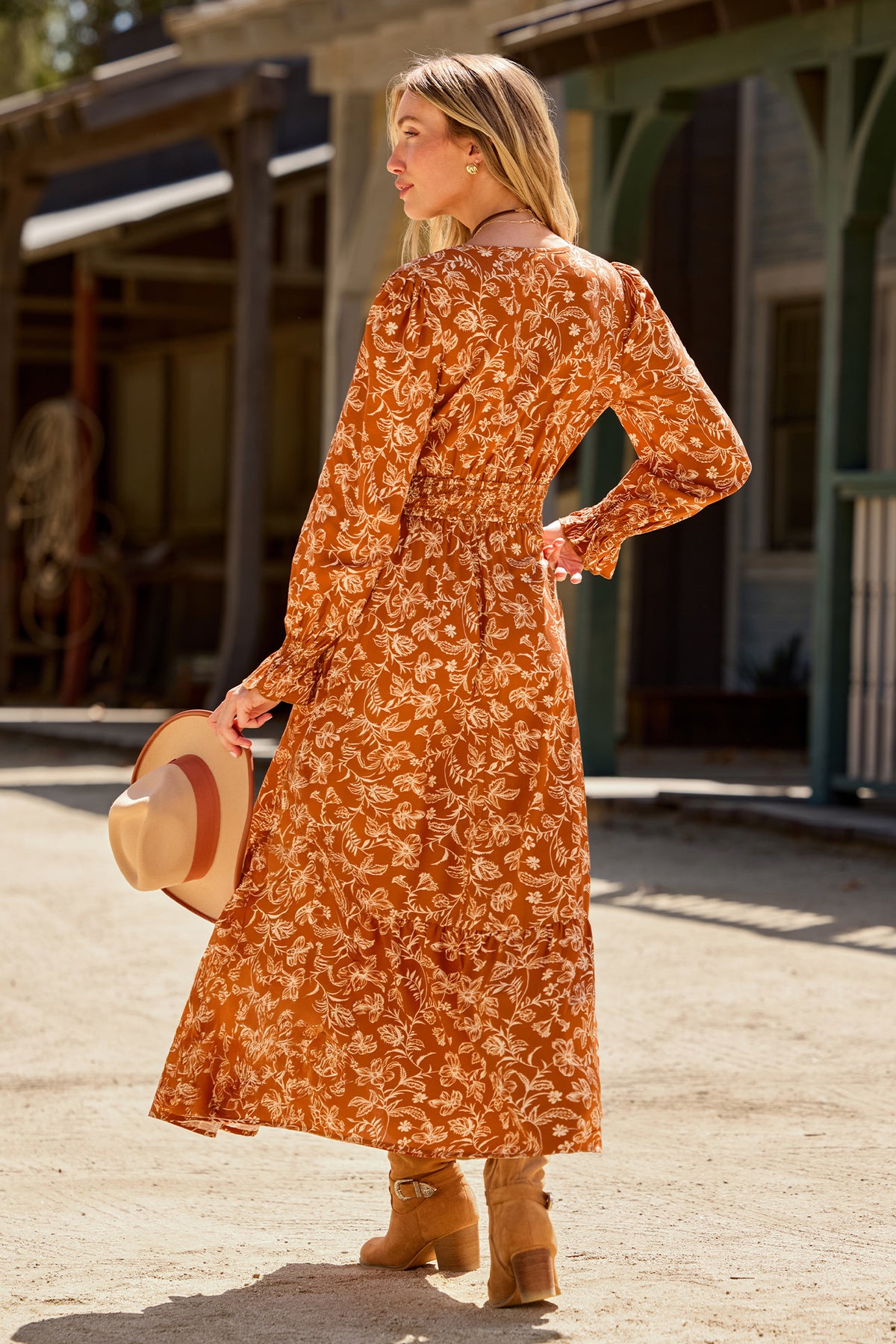 Boho Babe Floral Maxi Dress