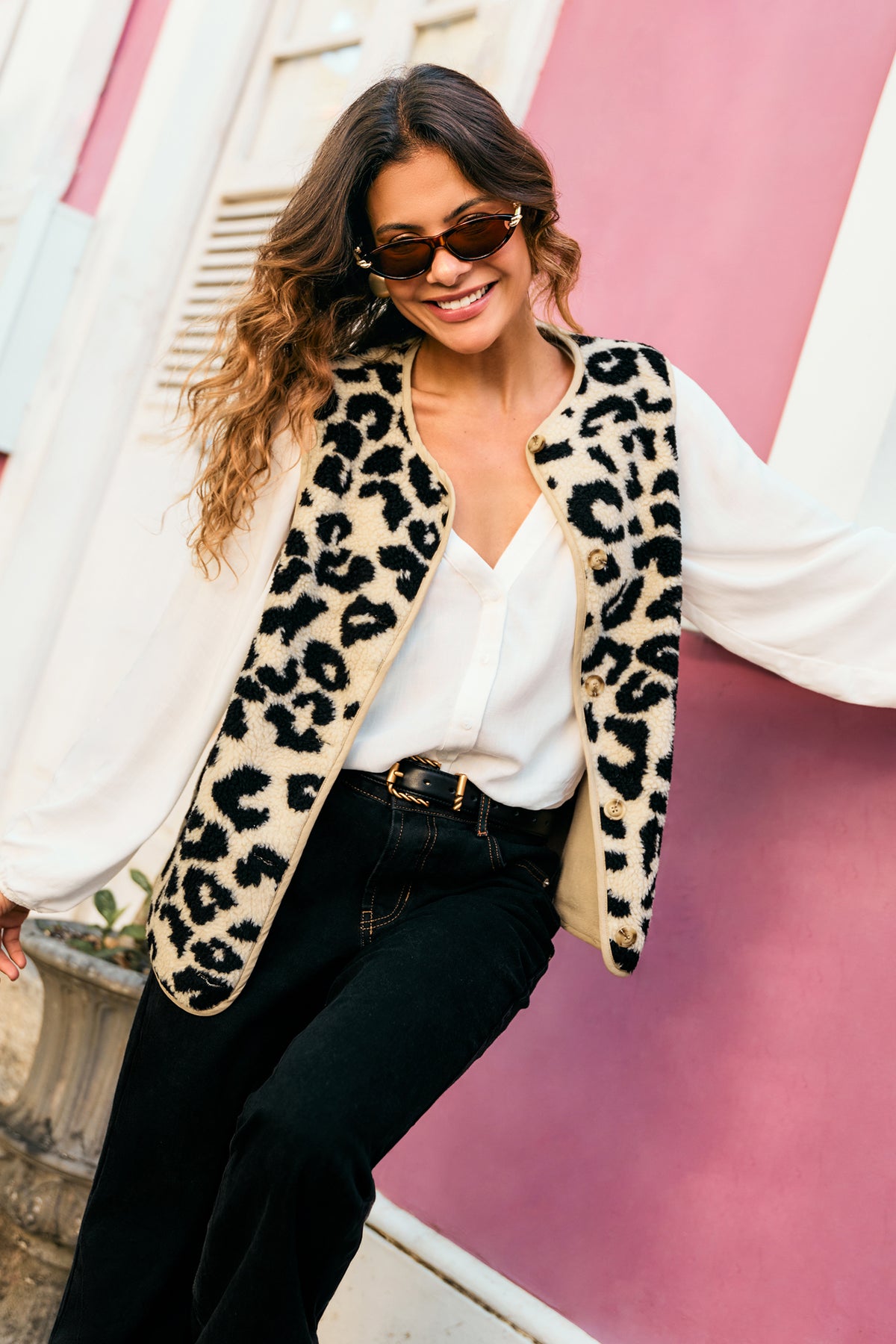 Bold Move Leopard Vest