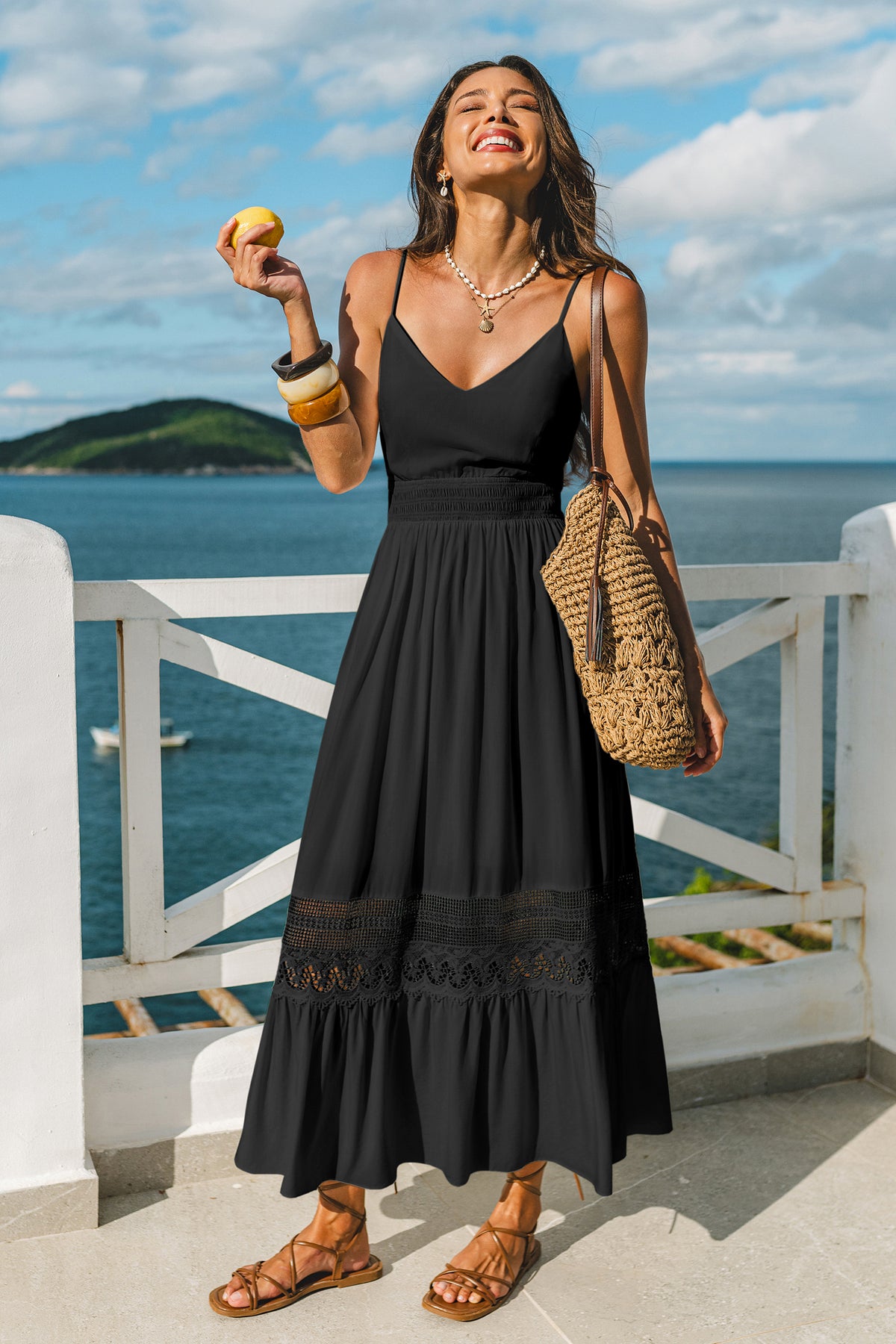 Breathtaking Black Maxi Dress