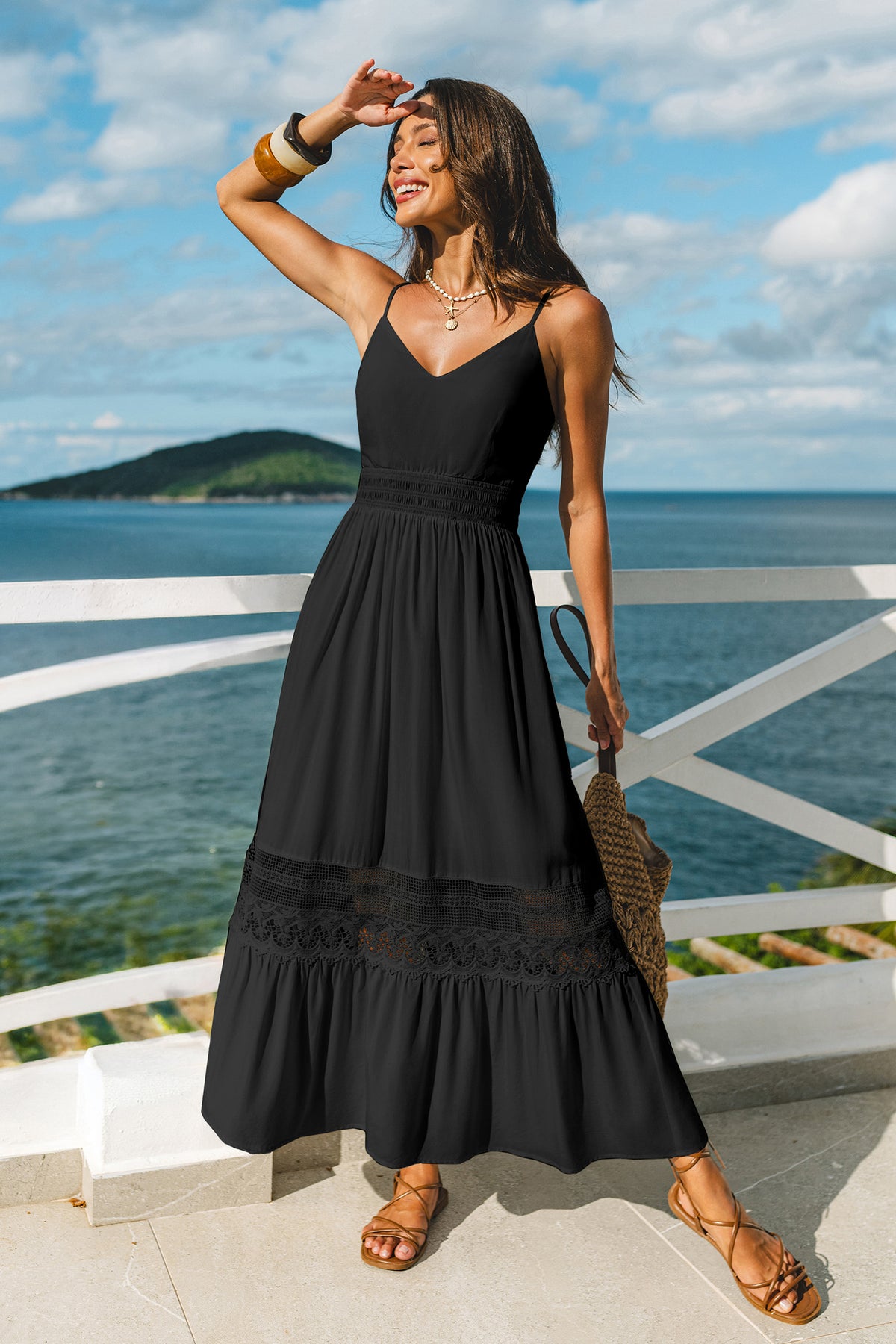 Breathtaking Black Maxi Dress
