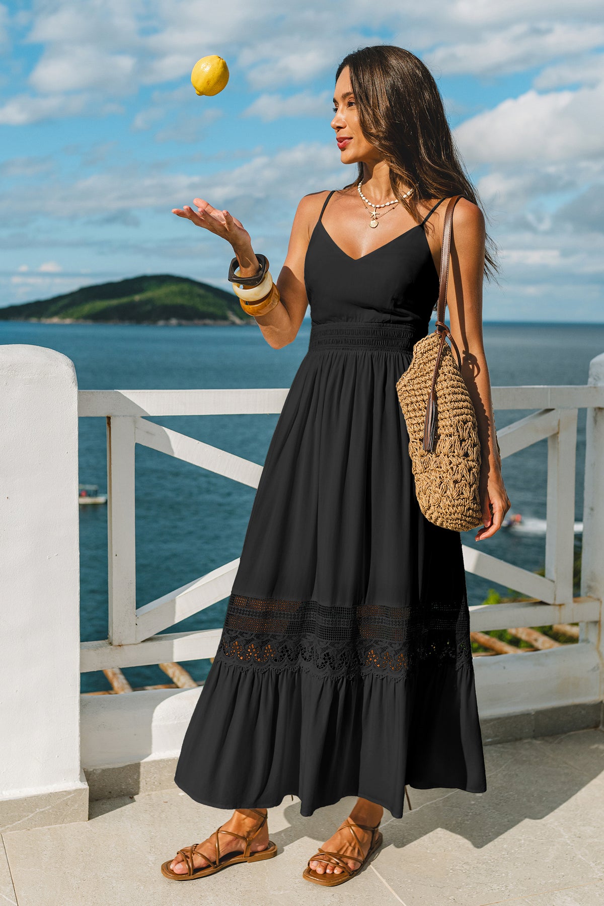 Breathtaking Black Maxi Dress