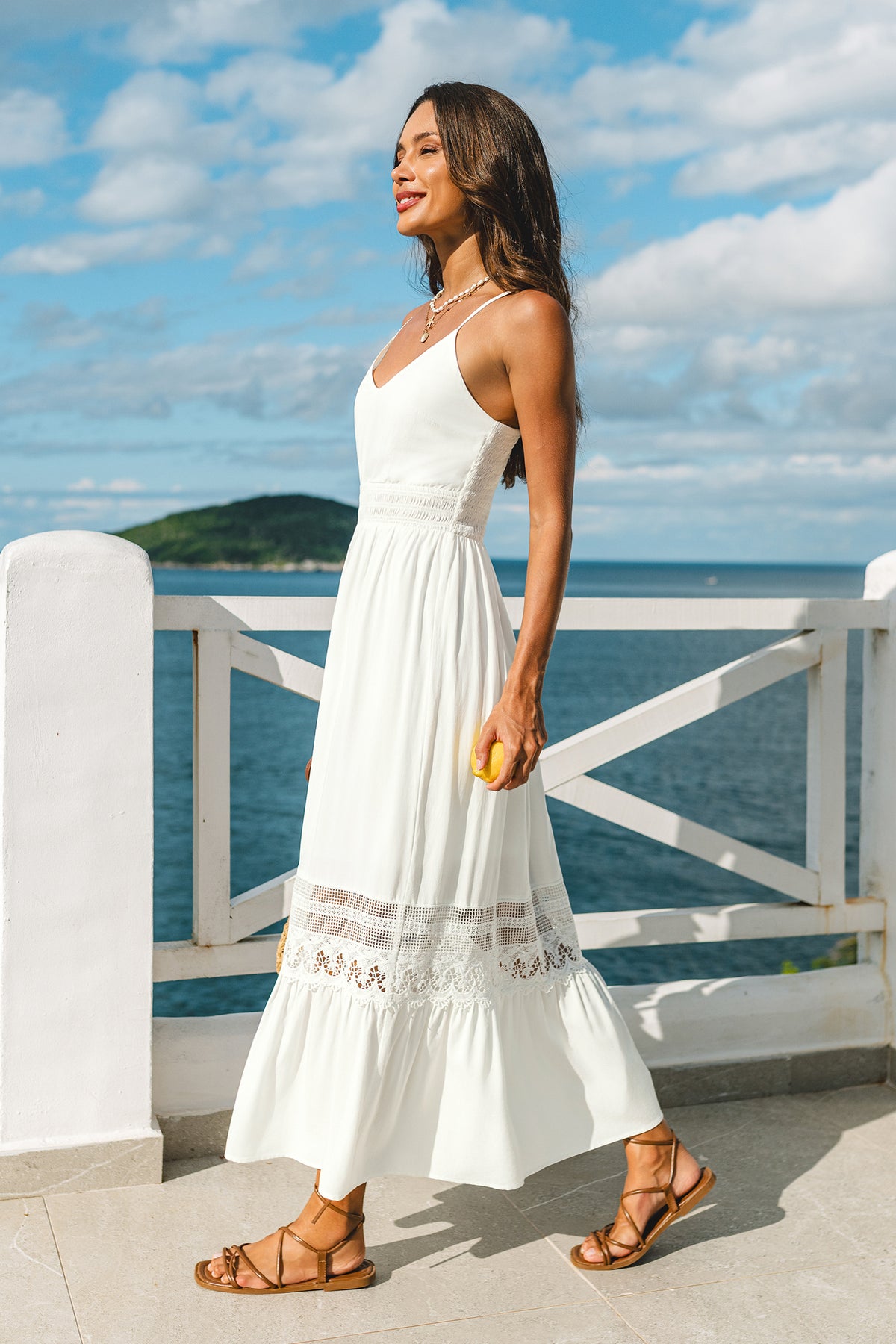 Breathtaking White Maxi Dress