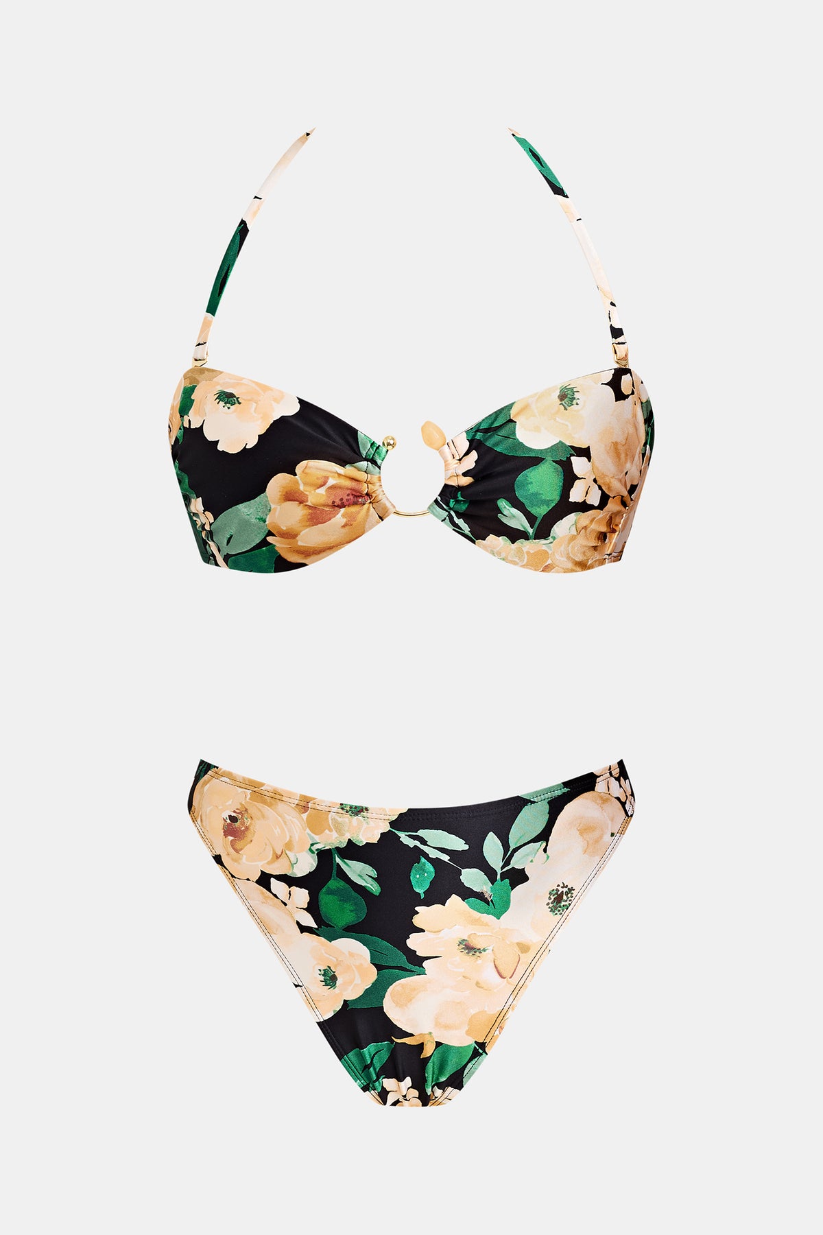 Call It Paradise Floral Bikini Set