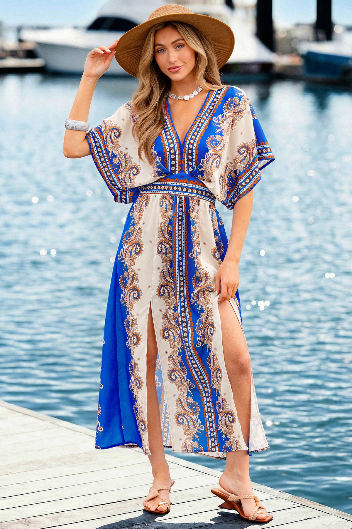 Can’t Reach Me Floral Maxi Dress