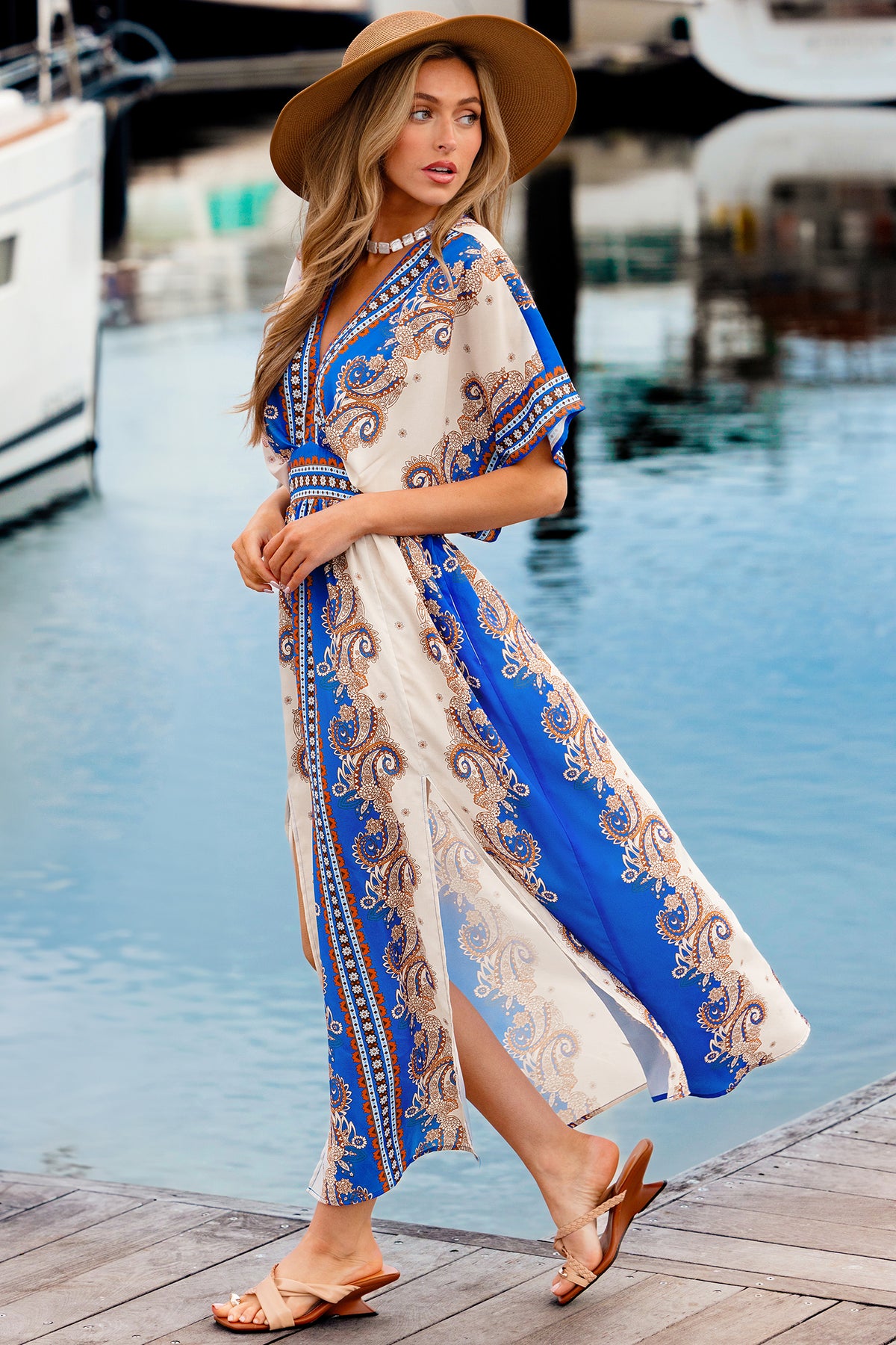 Can’t Reach Me Floral Maxi Dress