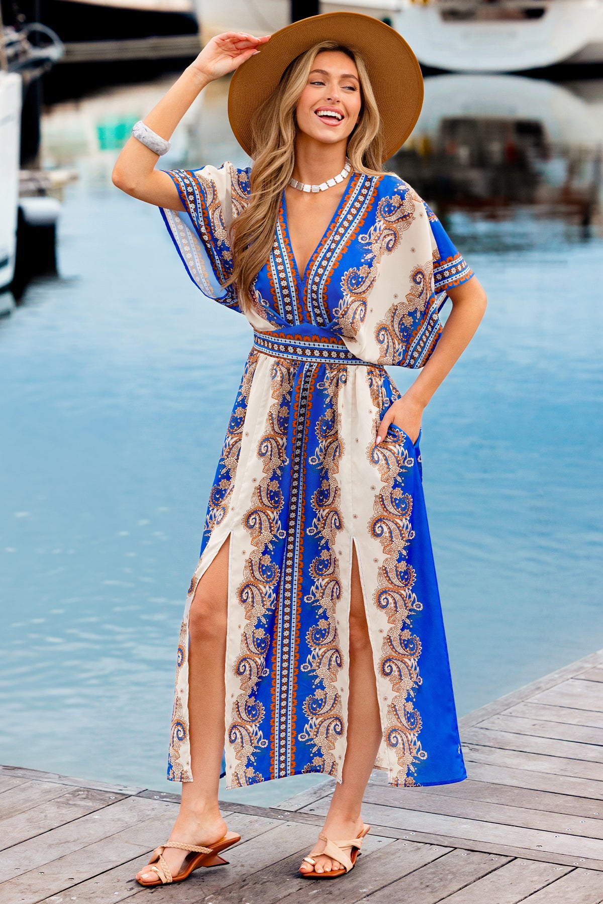 Can’t Reach Me Floral Maxi Dress