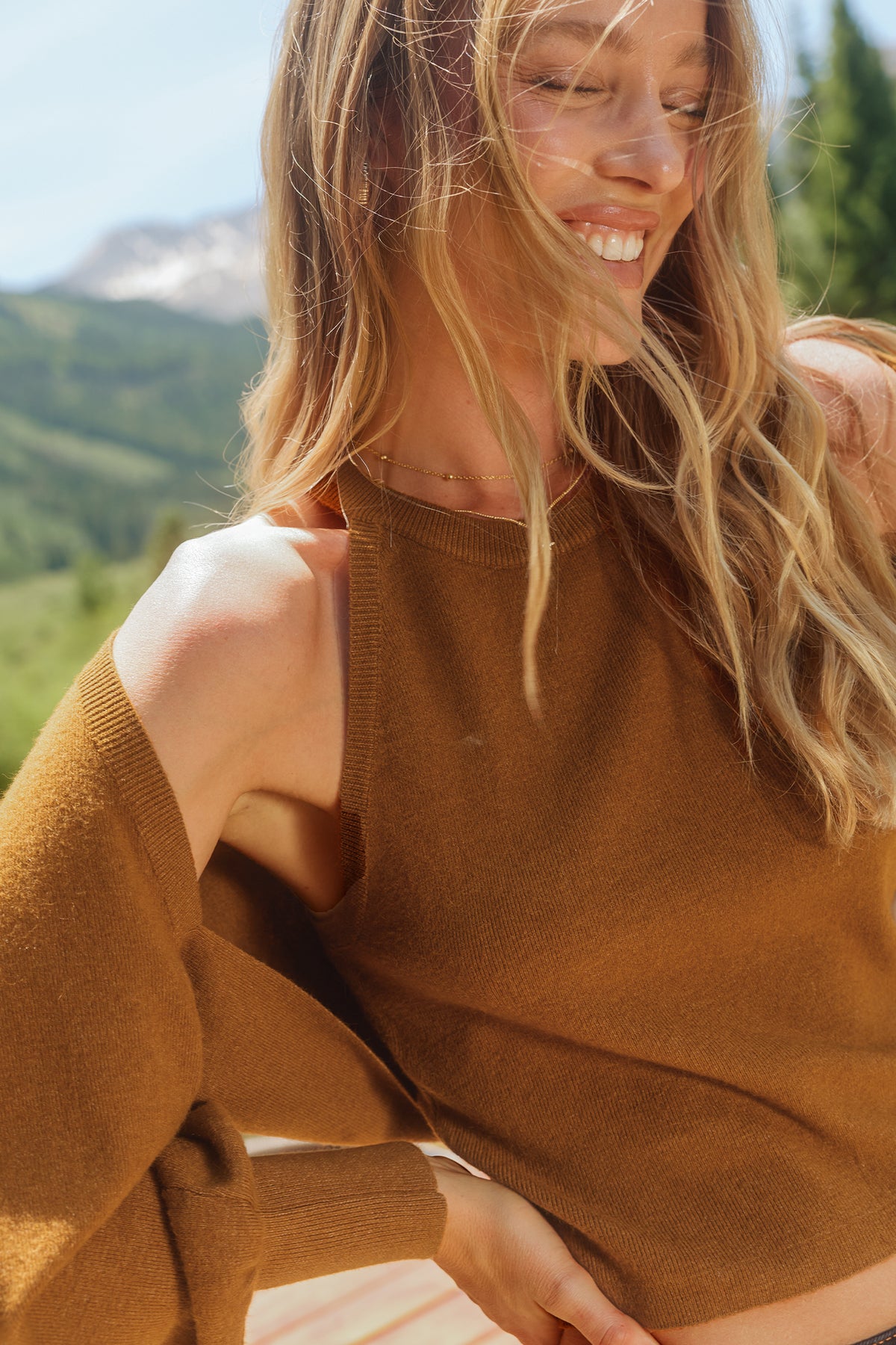 Candlelight Magic Orange Sweater
