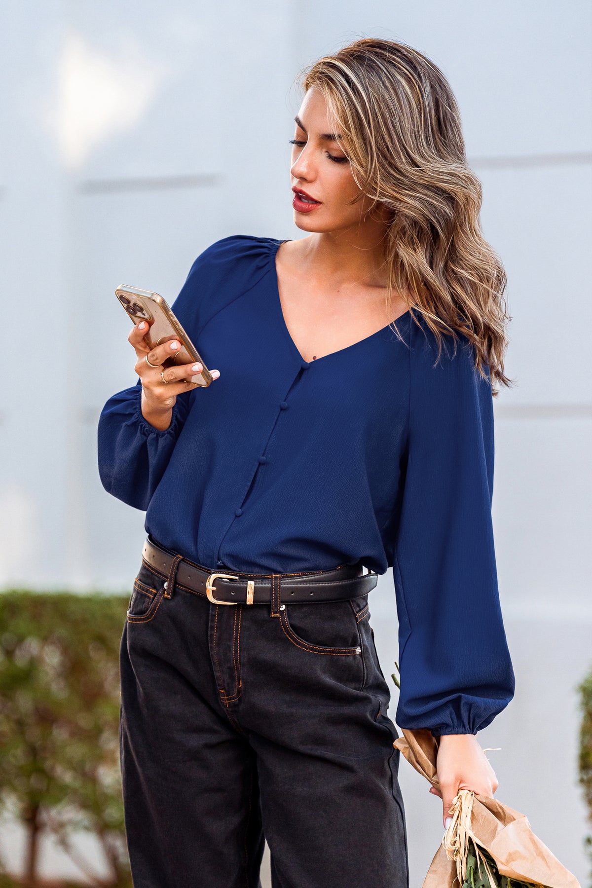 Catch a Vibe Blue Top