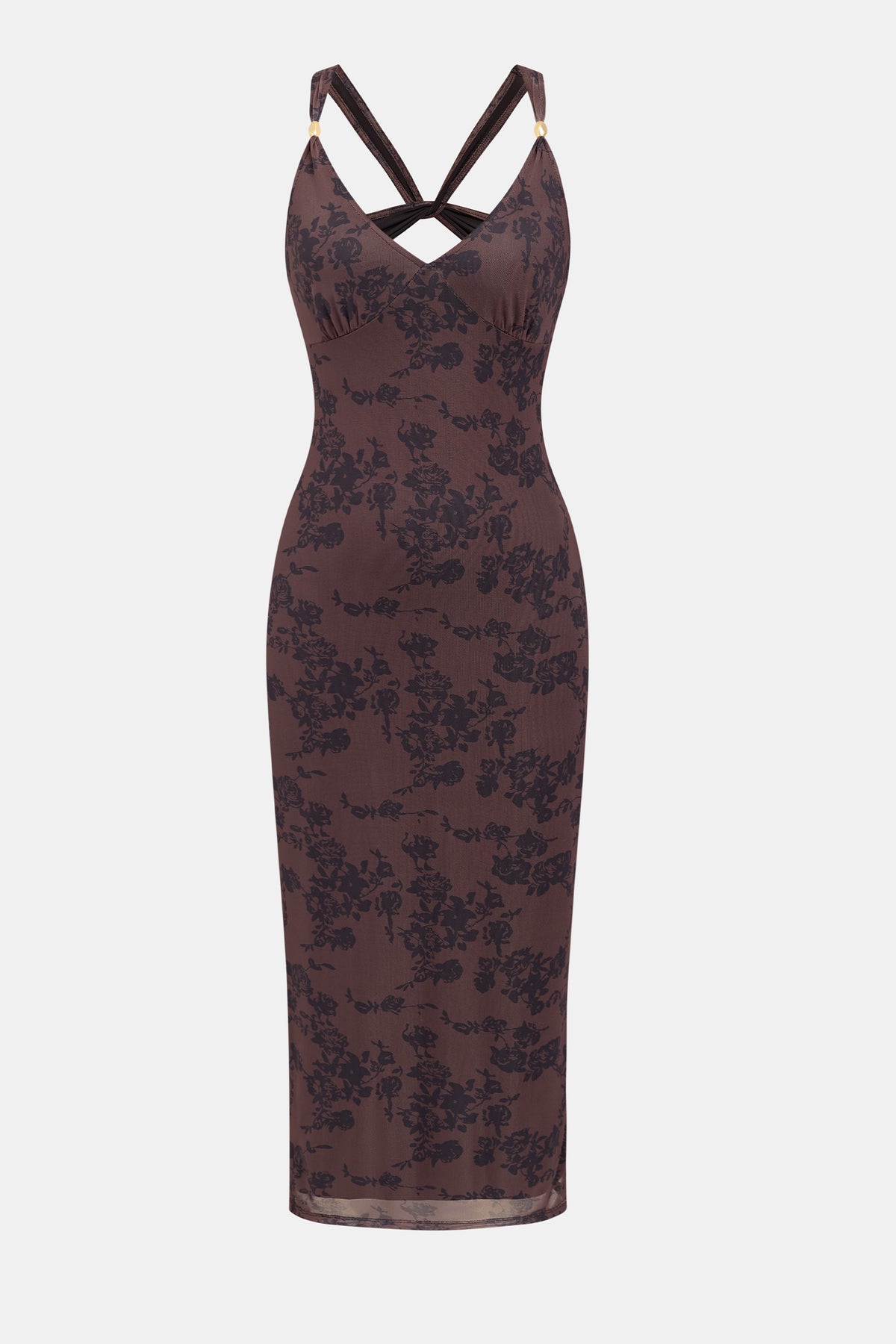 Chalet Soirée Floral Midi Dress