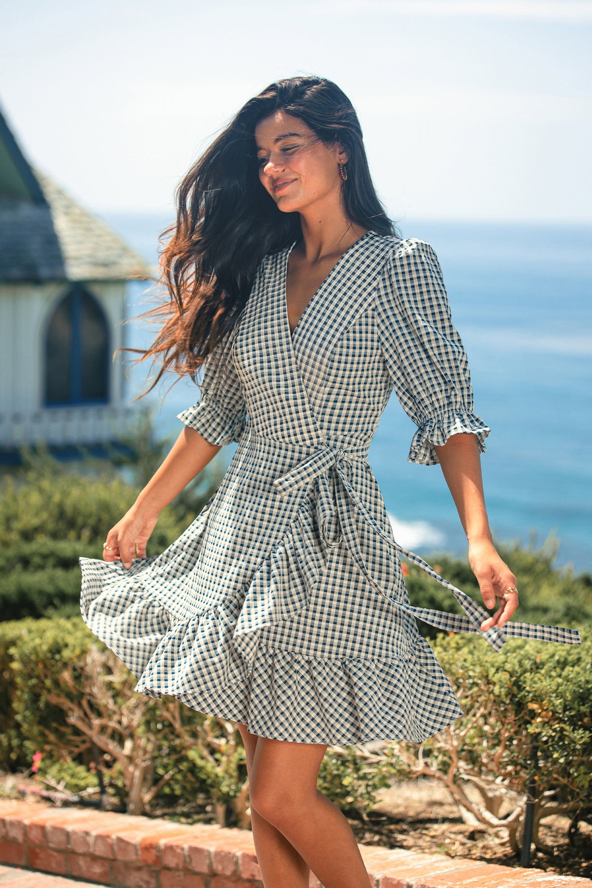 Check It Out Gingham Mini Dress