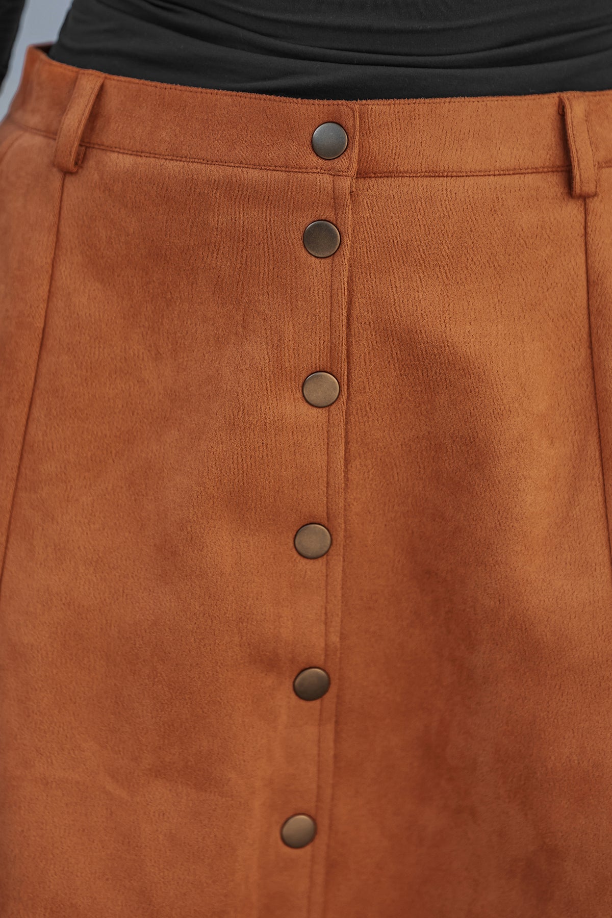 Cider & Spice Orange Mini Skirt