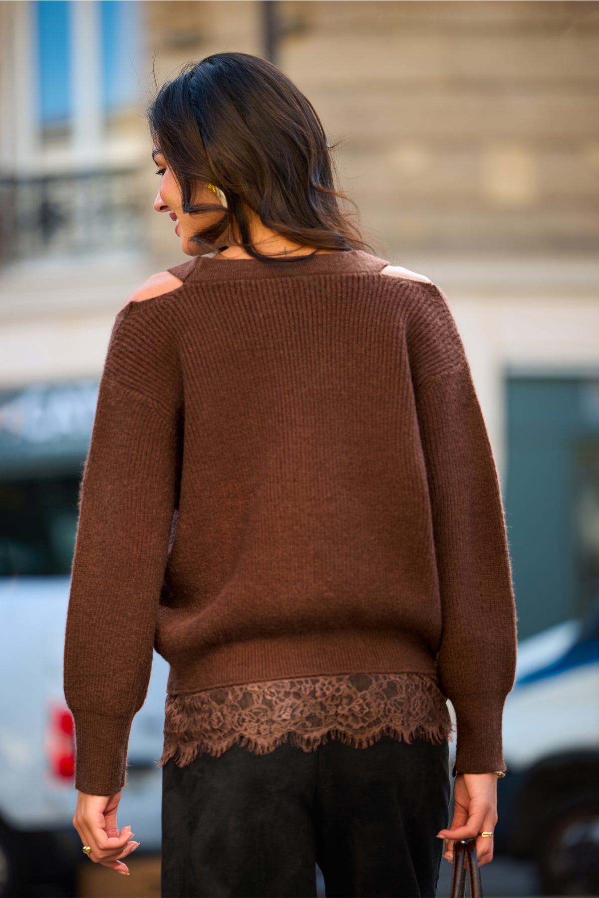 City Block Brown Cardigan