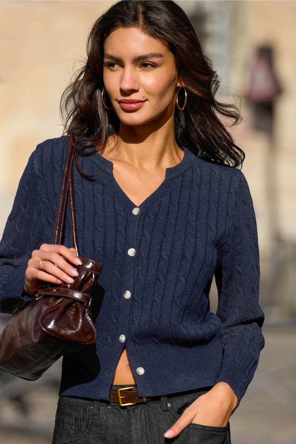 Classic Move Blue Cardigan