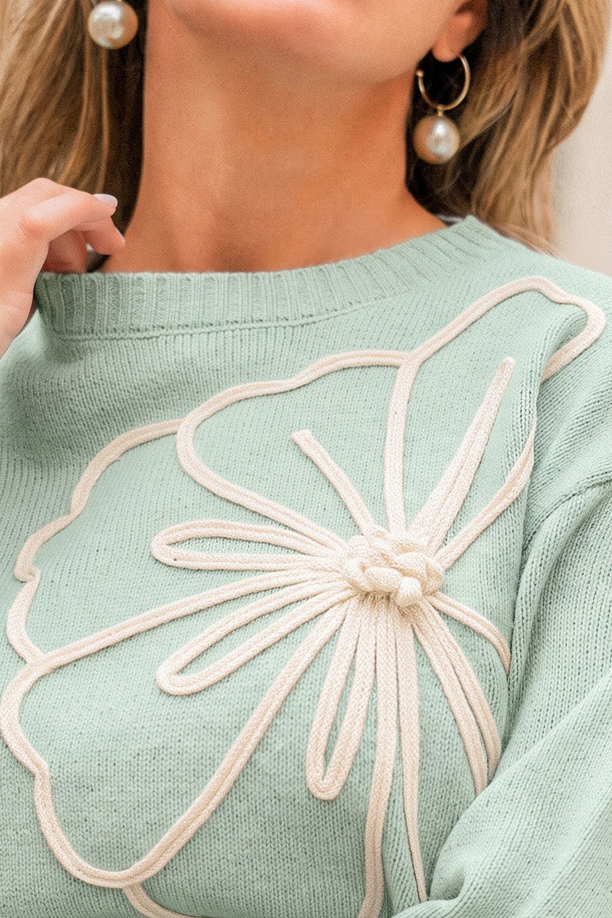 Clover Club Floral Sweater
