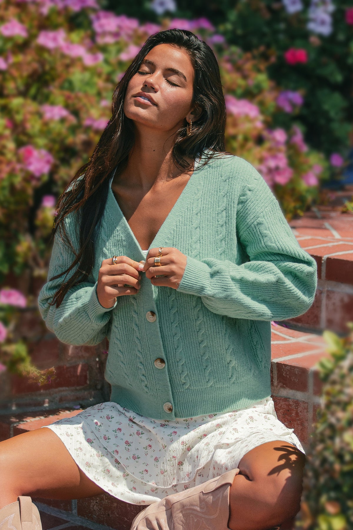 Cool Breeze Green Cardigan