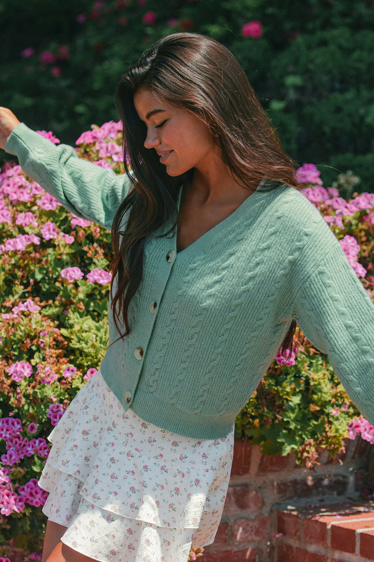 Cool Breeze Green Cardigan