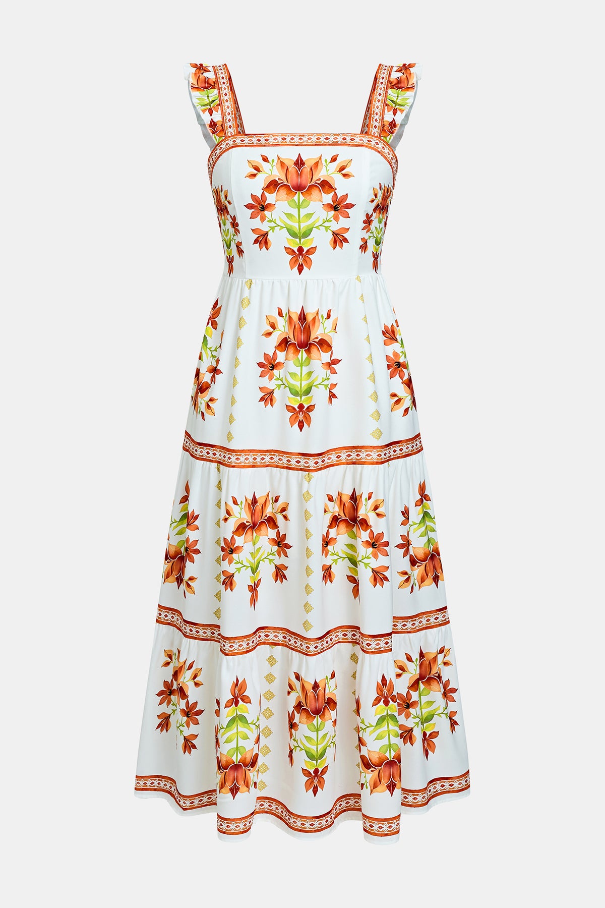 Cruising All Day Floral Maxi Dress