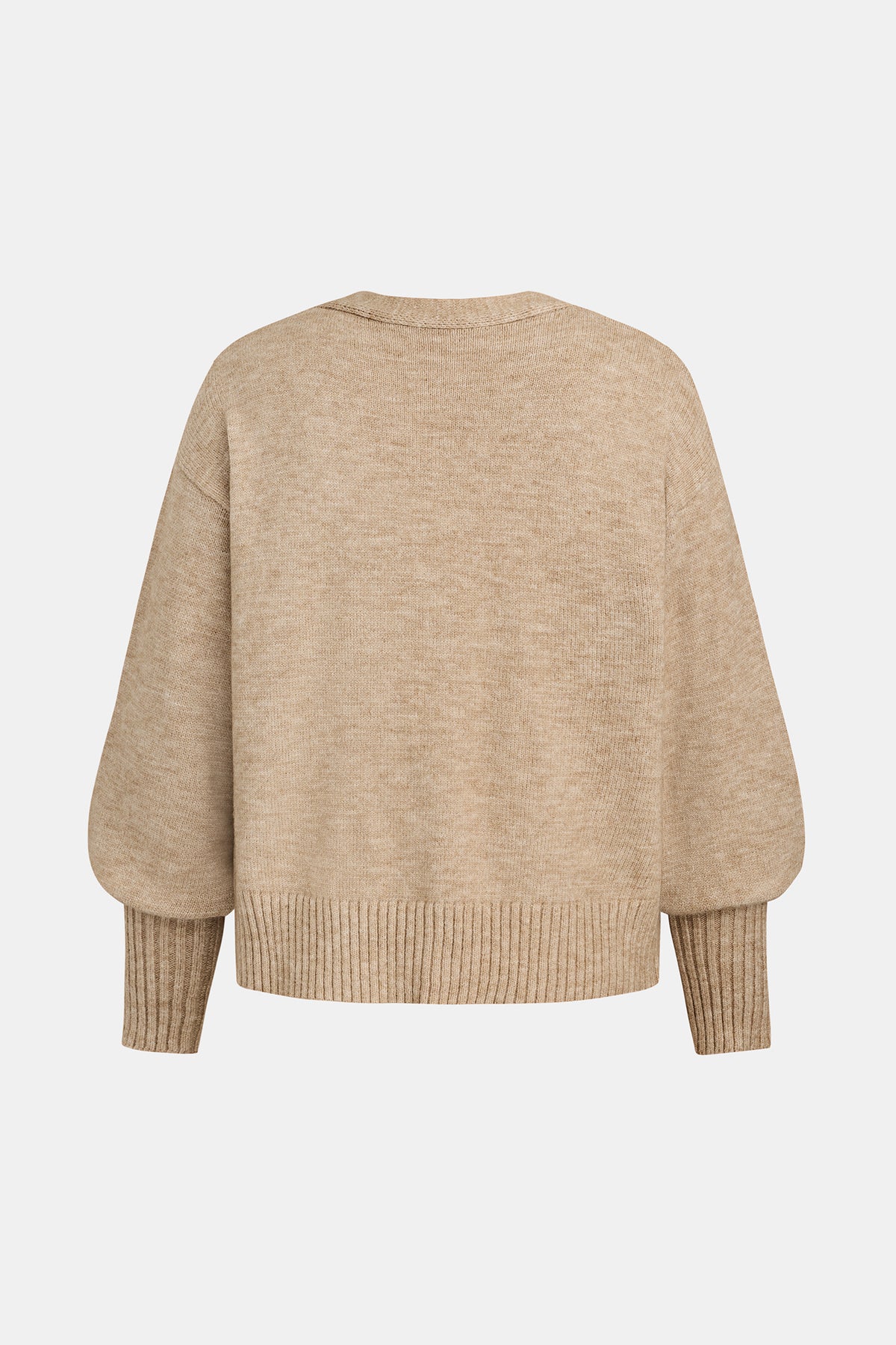 Daily Ritual Khaki Cardigan