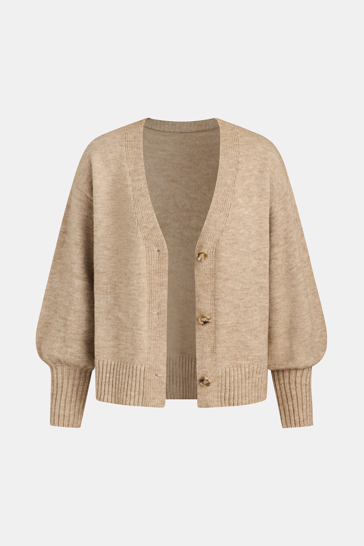 Daily Ritual Khaki Cardigan