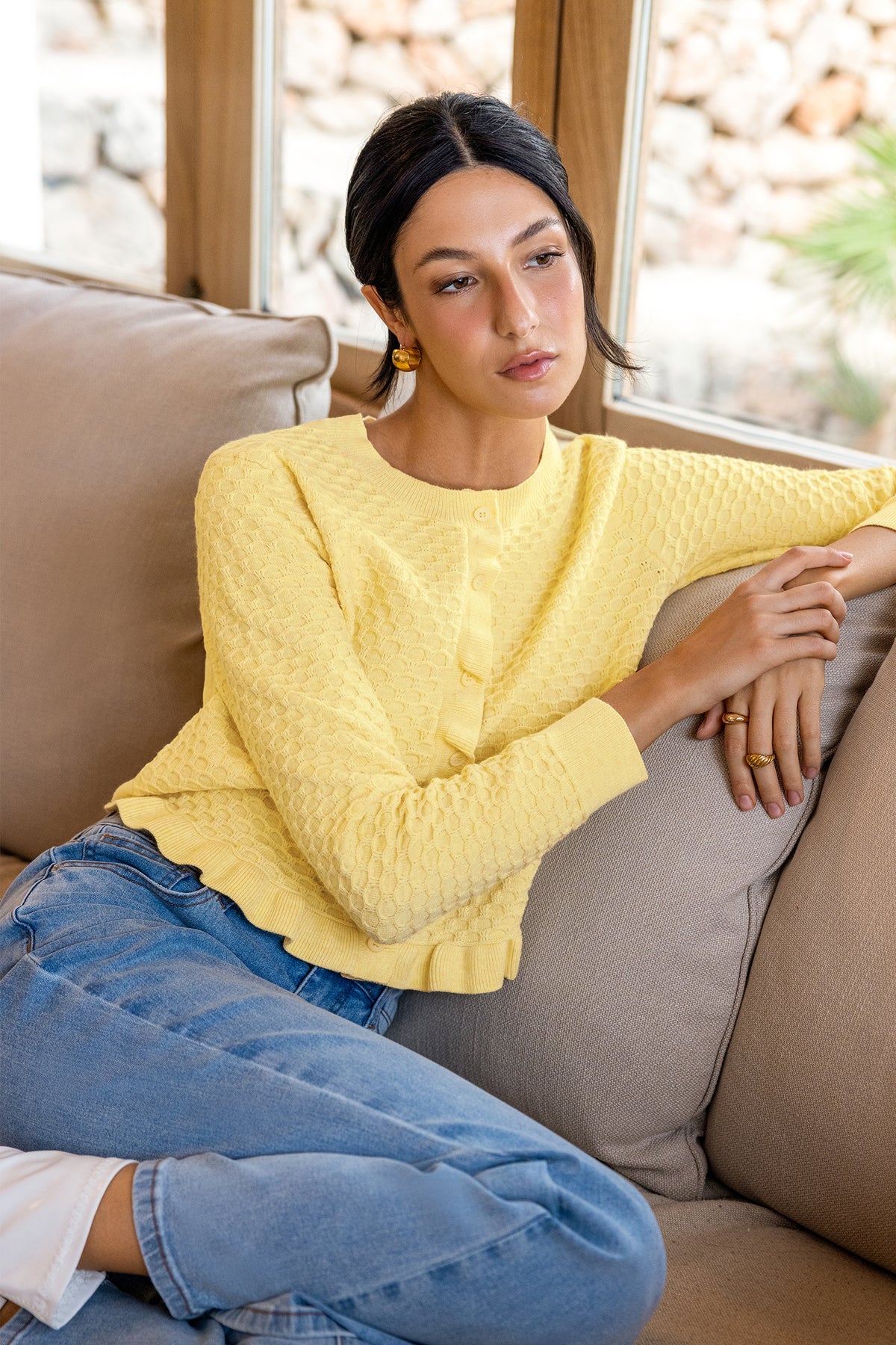 Dandelion Yellow Cardigan