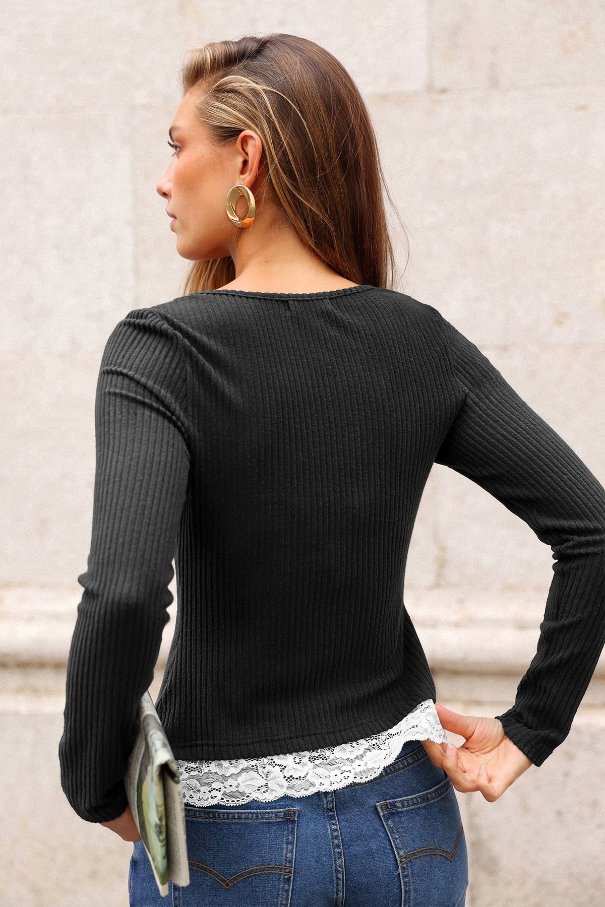 Delicate Matter Black Top